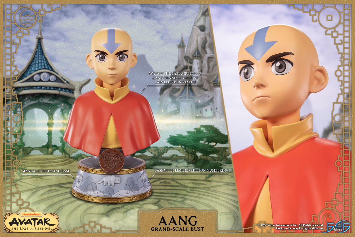 PRE-ORDER First4Figures - Avatar: The Last Airbender - Aang Grand Scale Bust