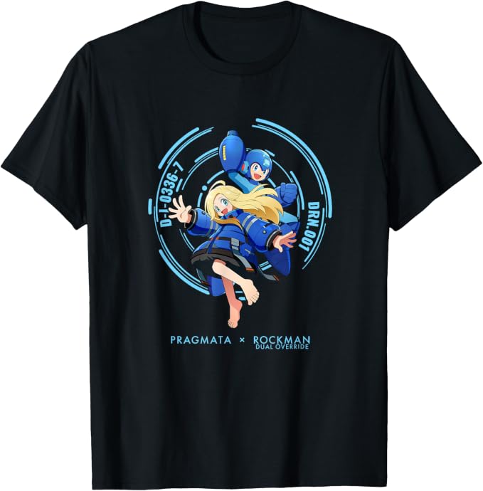 BACK-ORDER Capcom - Pragmata x Mega Man: Dual Override T-Shirt (BLACK) [JP]