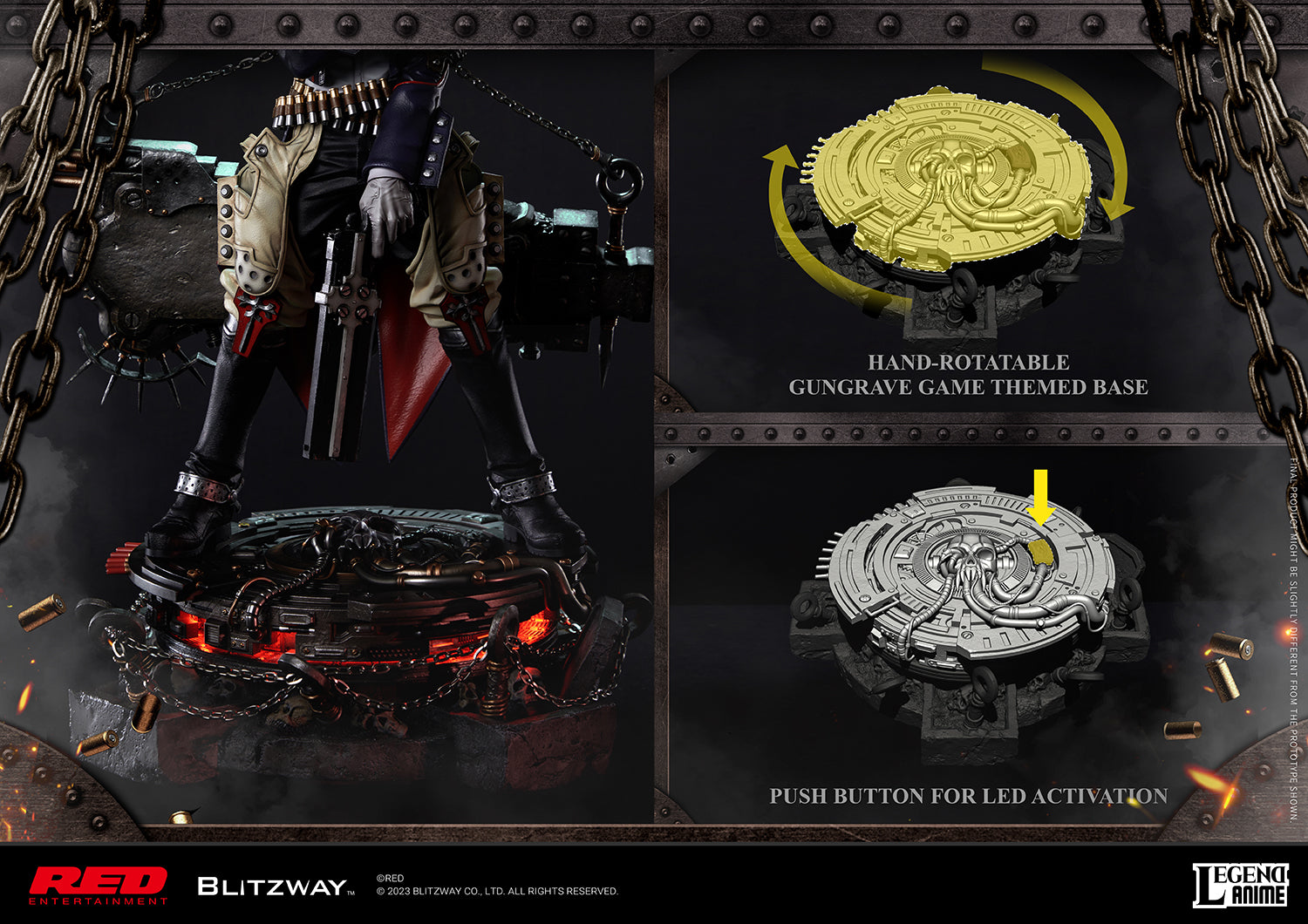 PRE-ORDER Legend Anime - Gungrave 1/4