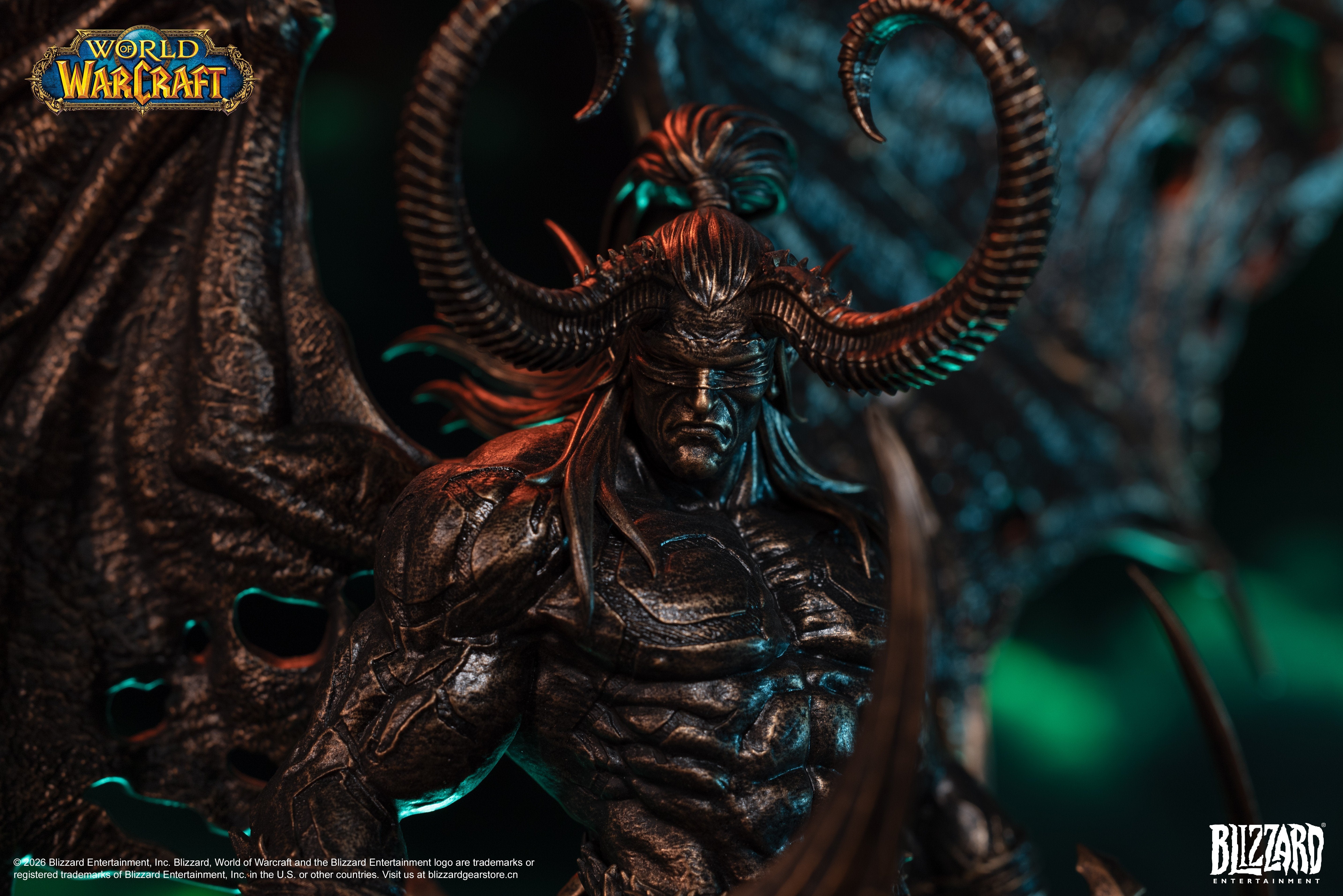PRE-ORDER Blizzard Entertainment - World of Warcraft - Illidan Stormrage Bronze Collector's Statue 1/10