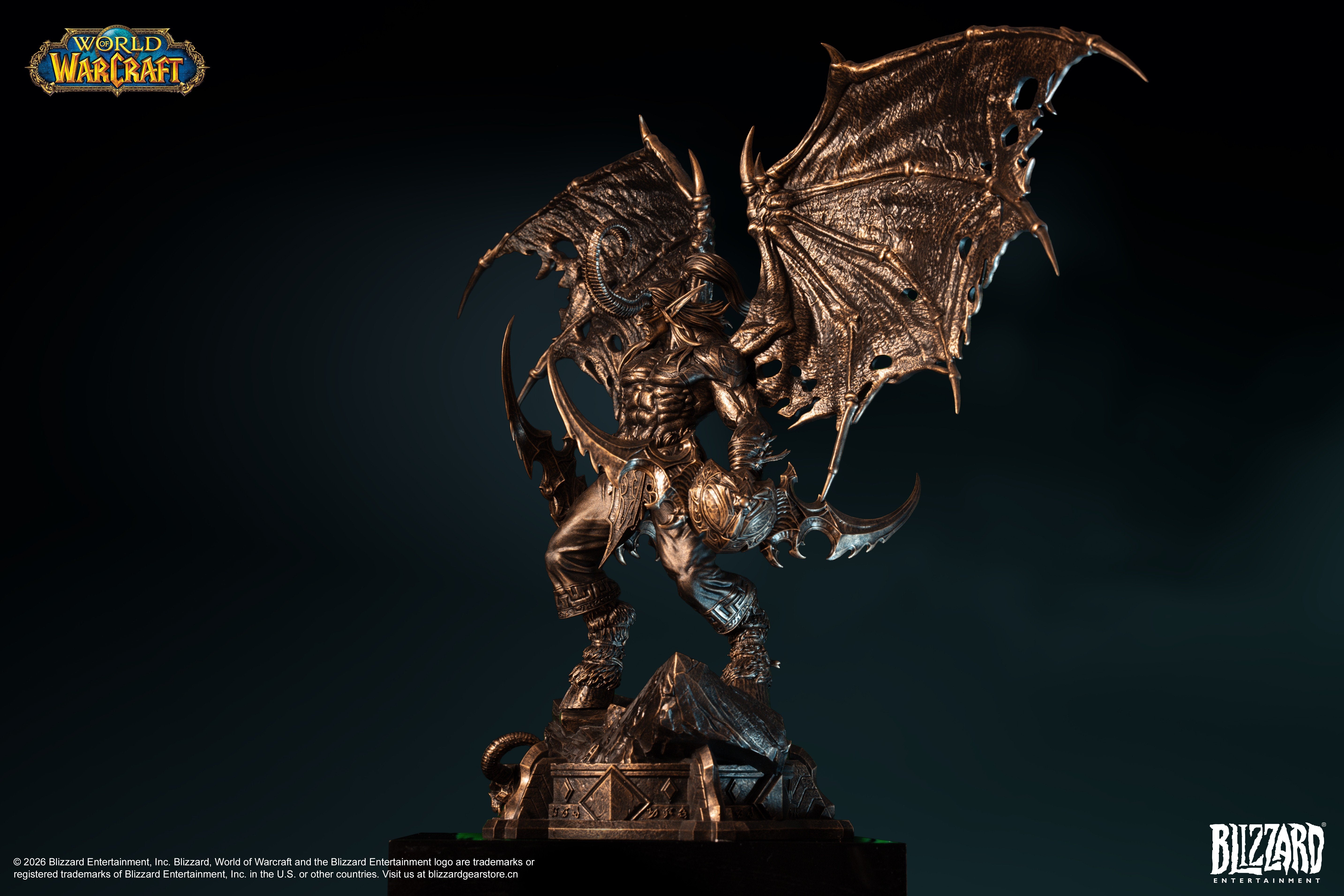 PRE-ORDER Blizzard Entertainment - World of Warcraft - Illidan Stormrage Bronze Collector's Statue 1/10