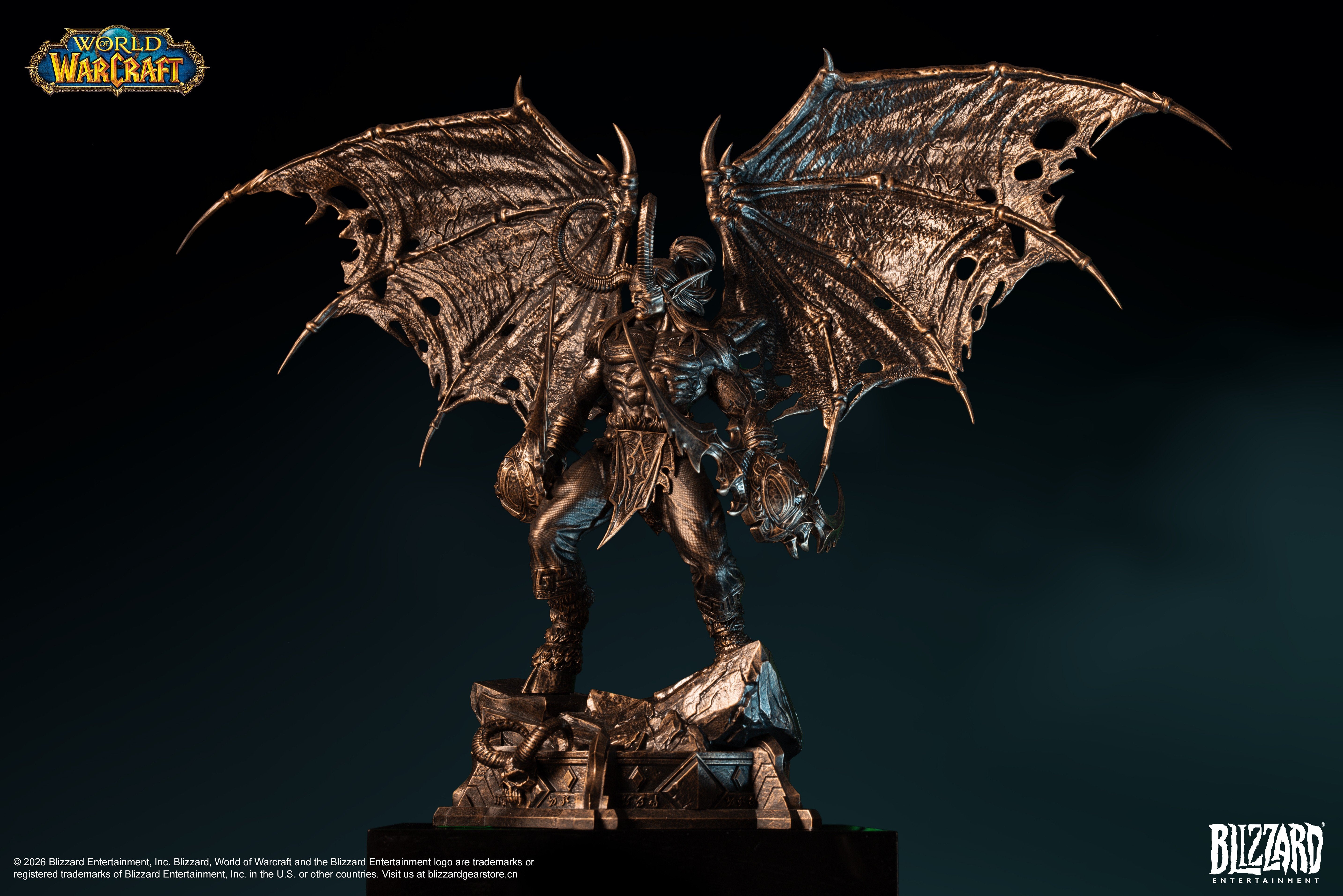 PRE-ORDER Blizzard Entertainment - World of Warcraft - Illidan Stormrage Bronze Collector's Statue 1/10