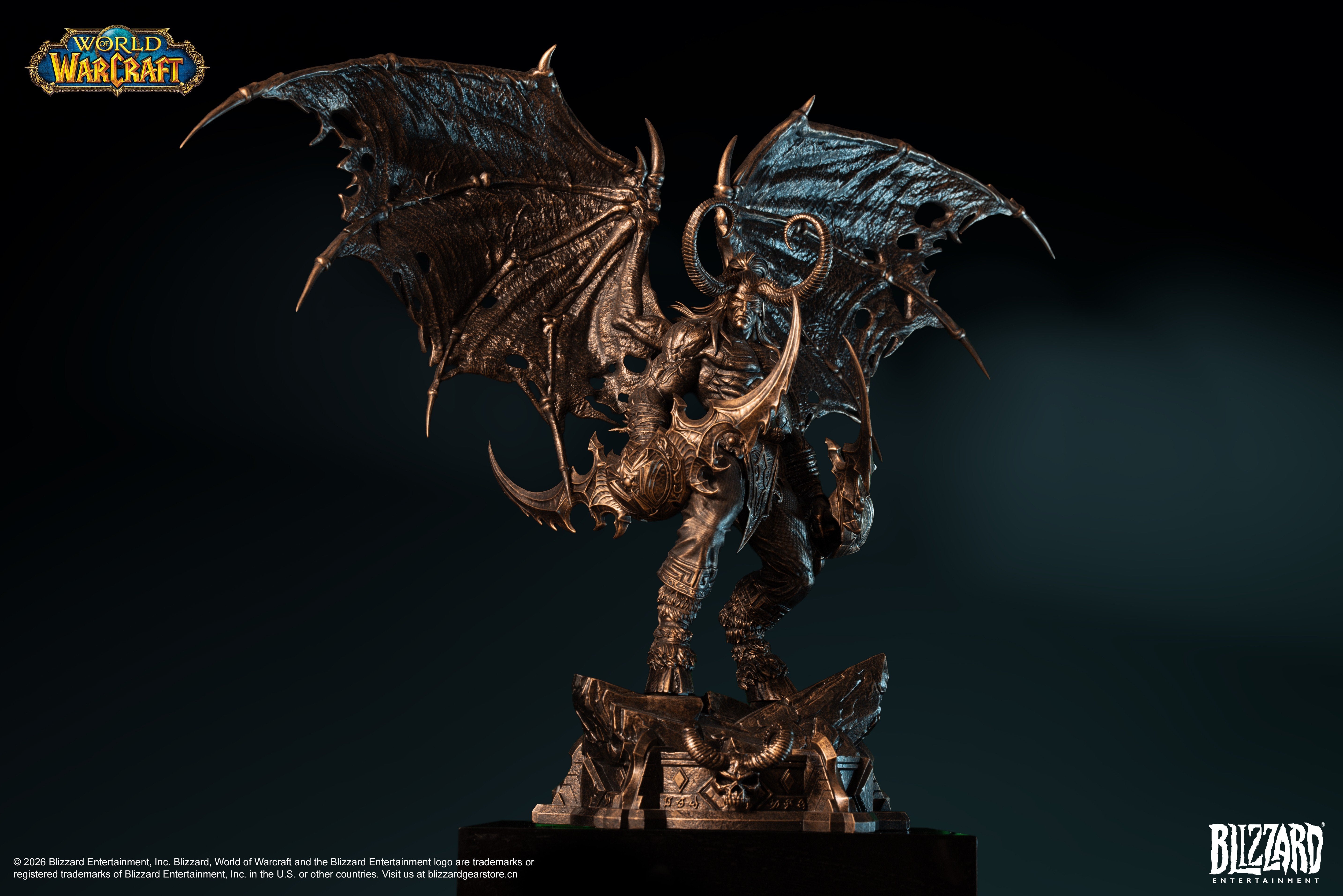 PRE-ORDER Blizzard Entertainment - World of Warcraft - Illidan Stormrage Bronze Collector's Statue 1/10