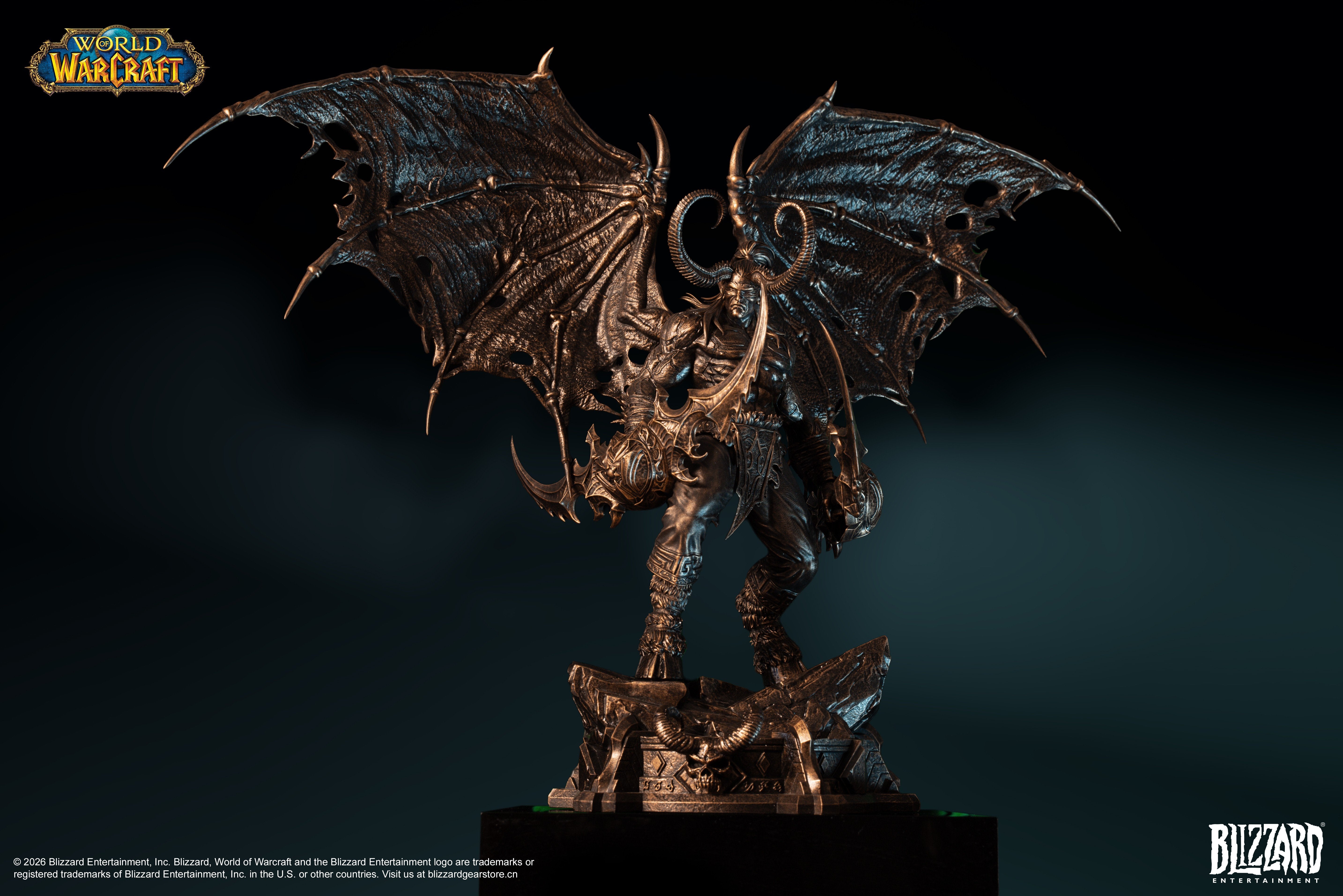 PRE-ORDER Blizzard Entertainment - World of Warcraft - Illidan Stormrage Bronze Collector's Statue 1/10