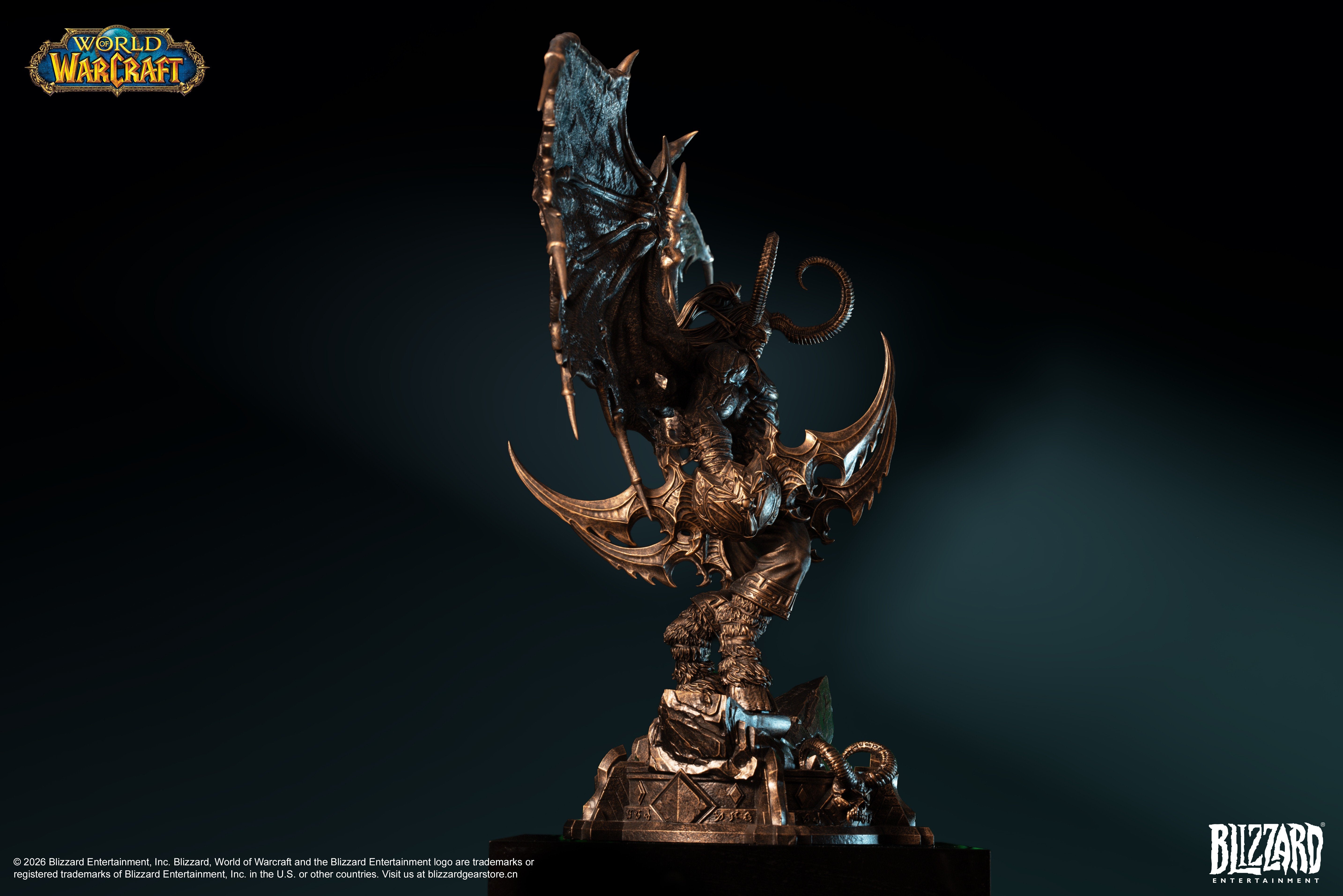 PRE-ORDER Blizzard Entertainment - World of Warcraft - Illidan Stormrage Bronze Collector's Statue 1/10