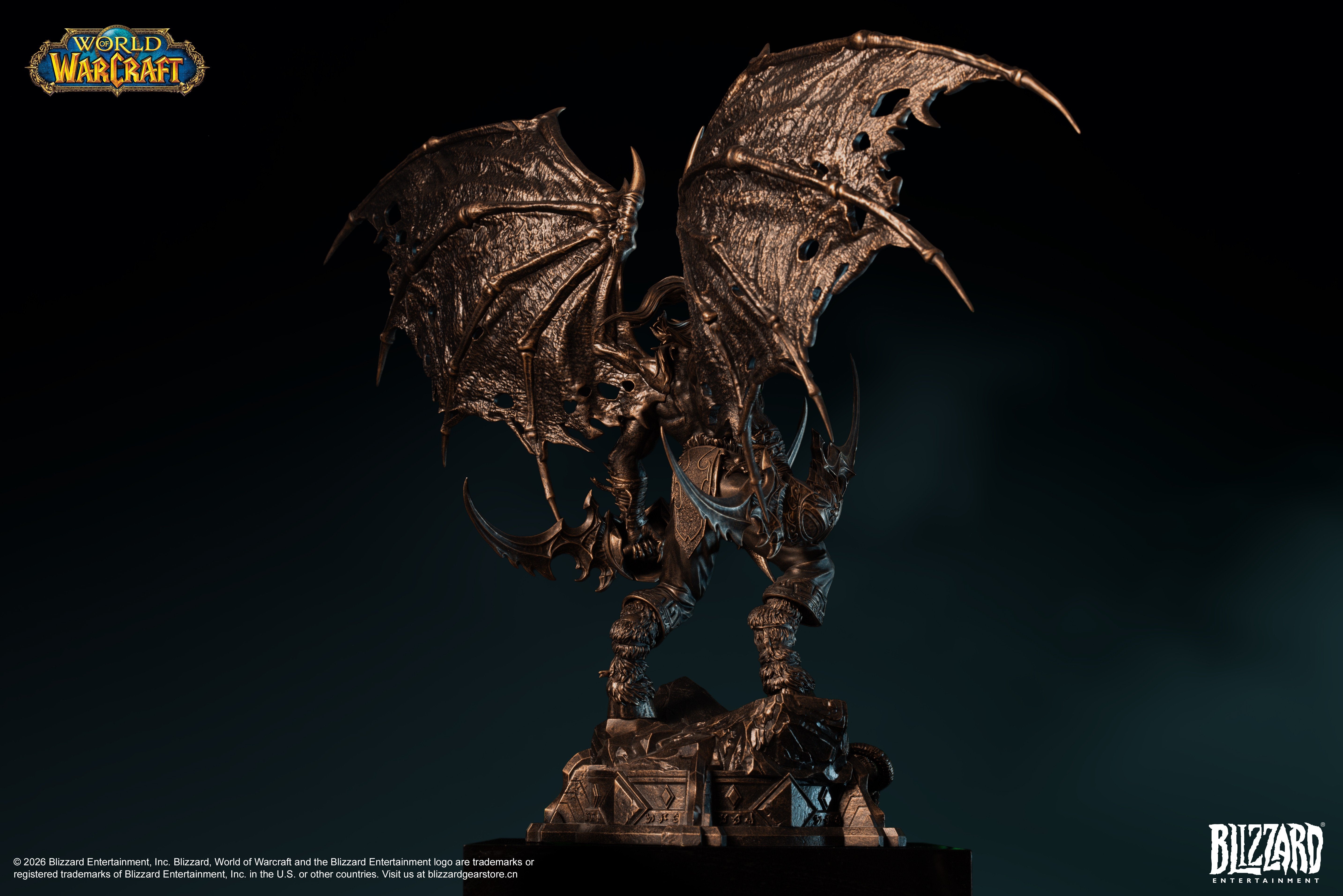 PRE-ORDER Blizzard Entertainment - World of Warcraft - Illidan Stormrage Bronze Collector's Statue 1/10