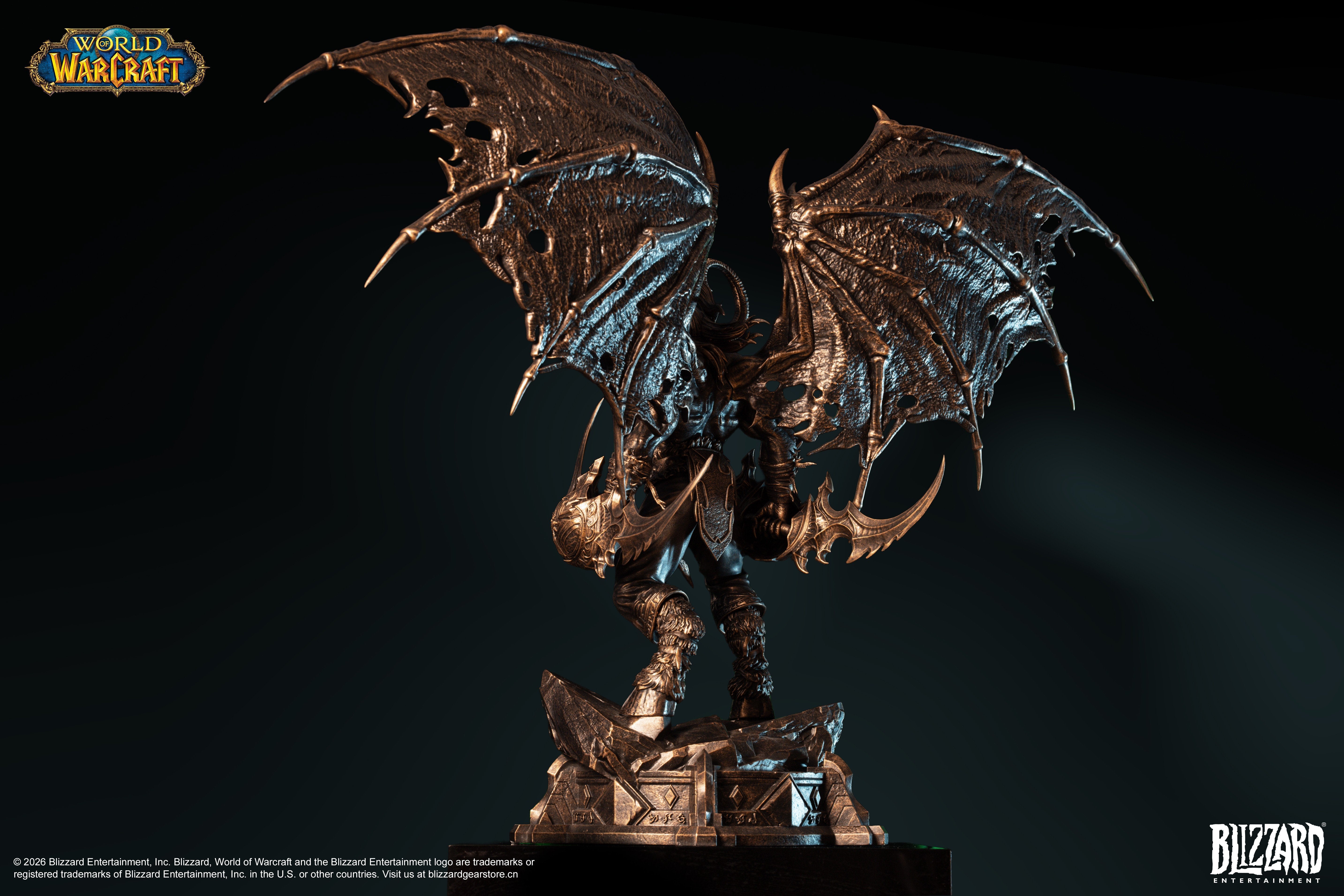 PRE-ORDER Blizzard Entertainment - World of Warcraft - Illidan Stormrage Bronze Collector's Statue 1/10