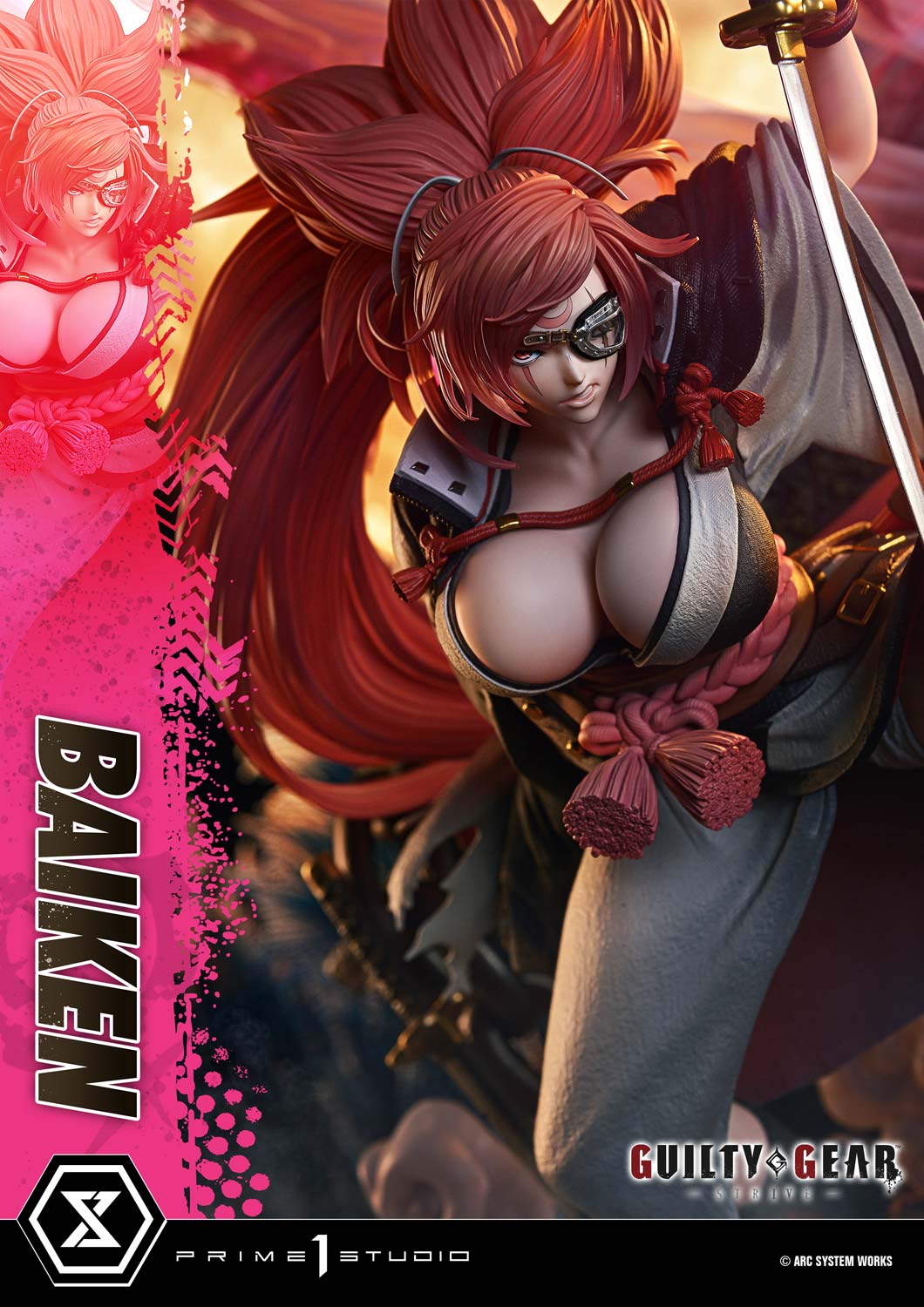 PRE-ORDER Prime1 Studio - Ultimate Premium Masterline - GUILTY GEAR -STRIVE- - BAIKEN: Bonus Ver. 1/4