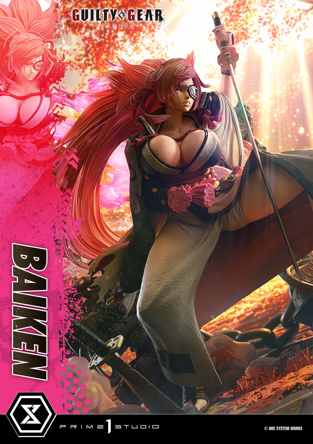 PRE-ORDER Prime1 Studio - Ultimate Premium Masterline - GUILTY GEAR -STRIVE- - BAIKEN: Bonus Ver. 1/4