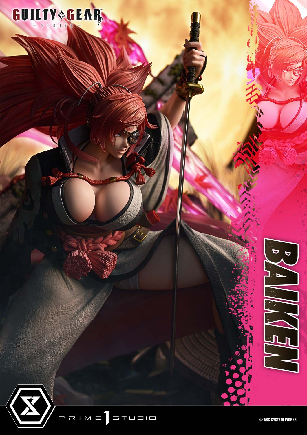 PRE-ORDER Prime1 Studio - Ultimate Premium Masterline - GUILTY GEAR -STRIVE- - BAIKEN: Bonus Ver. 1/4