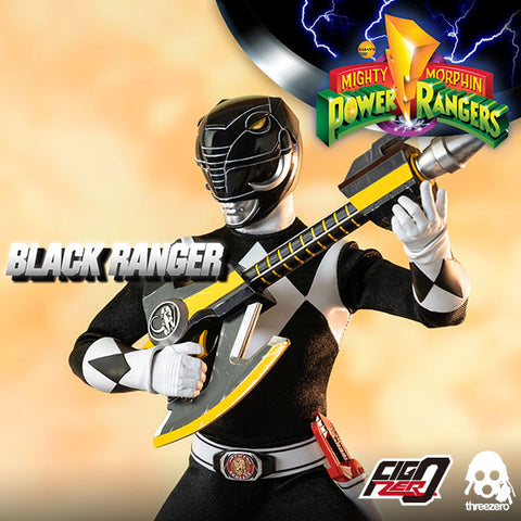 PRE-ORDER threezero - FigZero - Mighty Morphin Power Rangers - Black Ranger 1/6 [2024-Q1 Release]