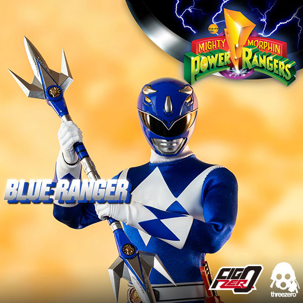 PRE-ORDER threezero - FigZero - Mighty Morphin Power Rangers - Blue Ranger 1/6 [2024-Q1 Release]