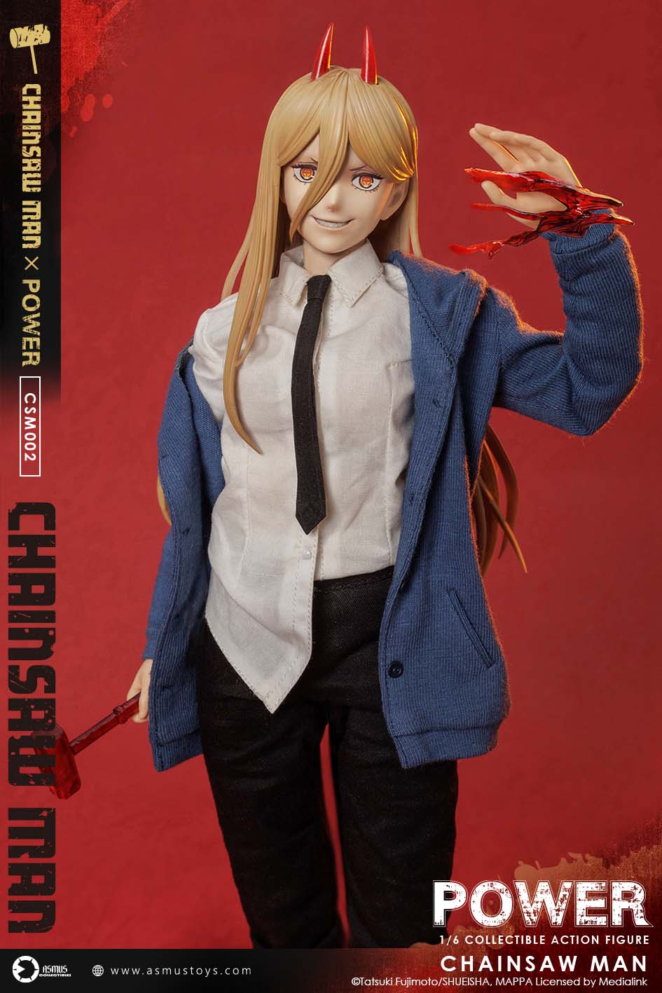 PRE-ORDER ASMUS TOYS - Chainsaw Man - Power 1/6