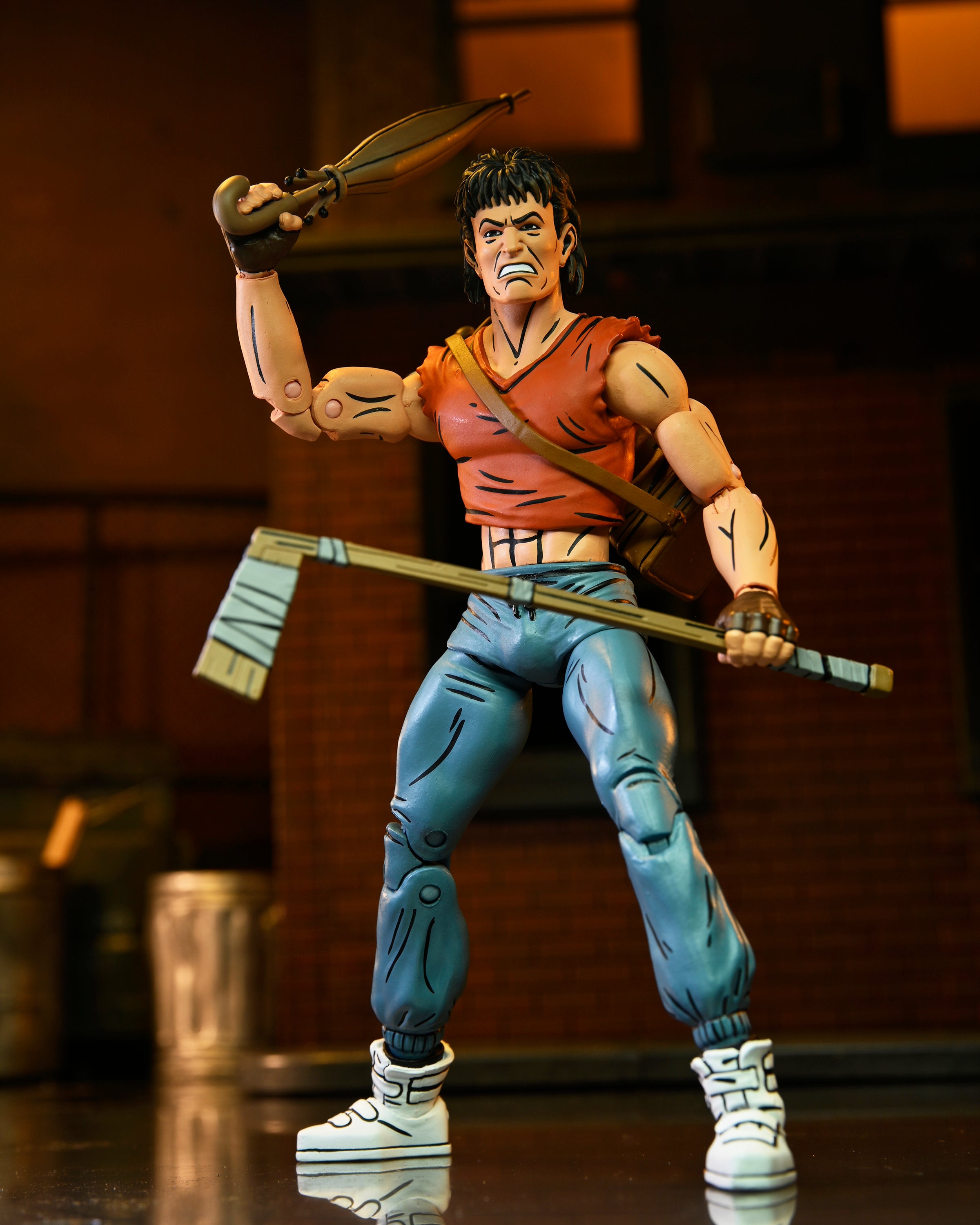 PRE-ORDER NECA - 7-inch Action Figure - TMNT: Mirage Comics - Casey Jones in Red Shirt