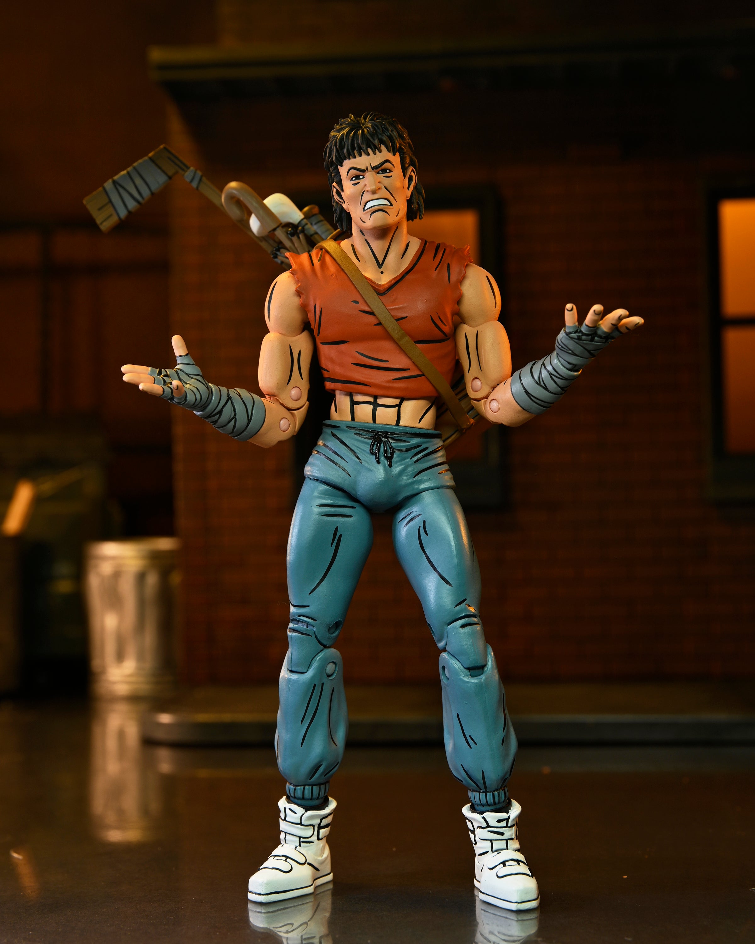 PRE-ORDER NECA - 7-inch Action Figure - TMNT: Mirage Comics - Casey Jones in Red Shirt