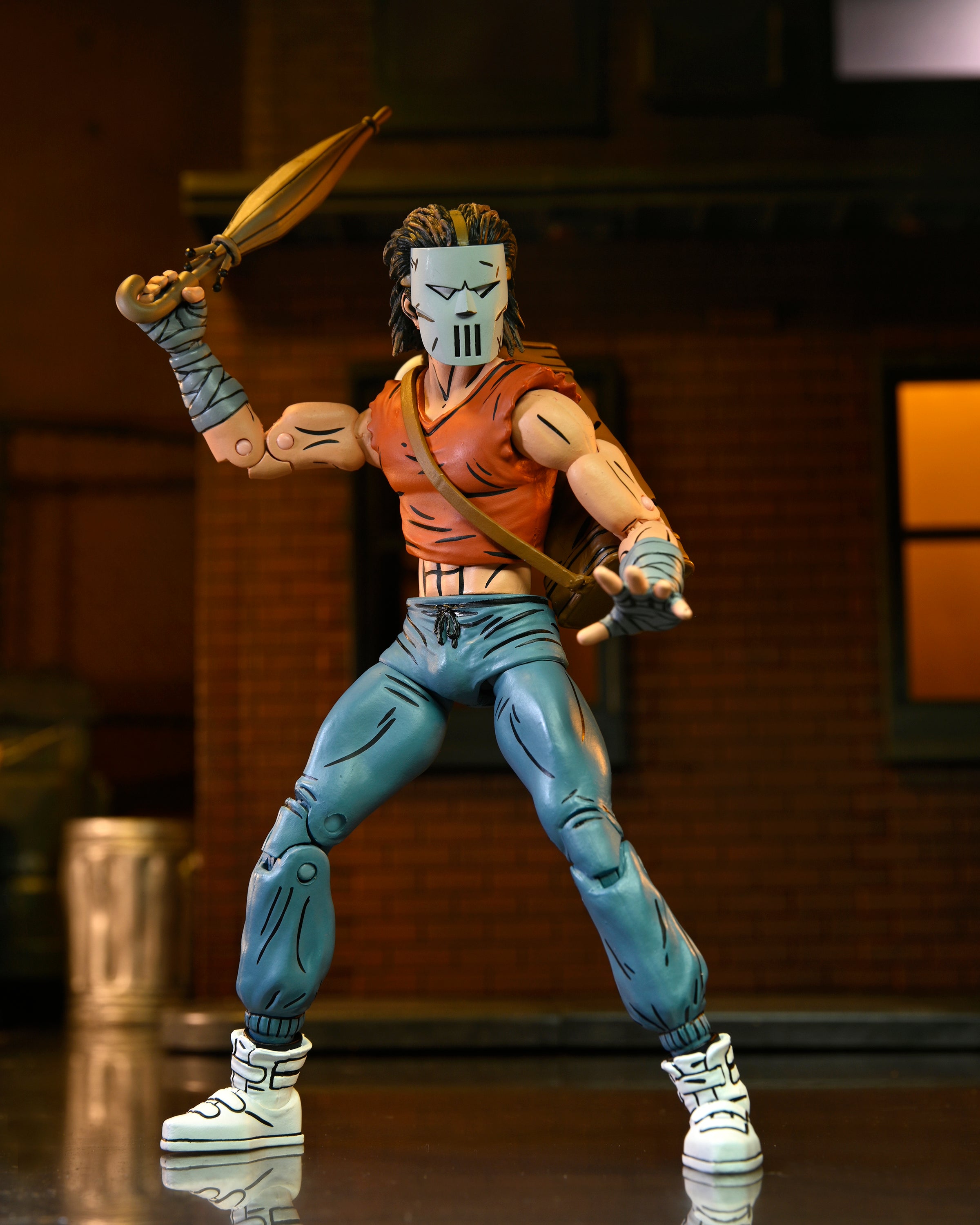 PRE-ORDER NECA - 7-inch Action Figure - TMNT: Mirage Comics - Casey Jones in Red Shirt