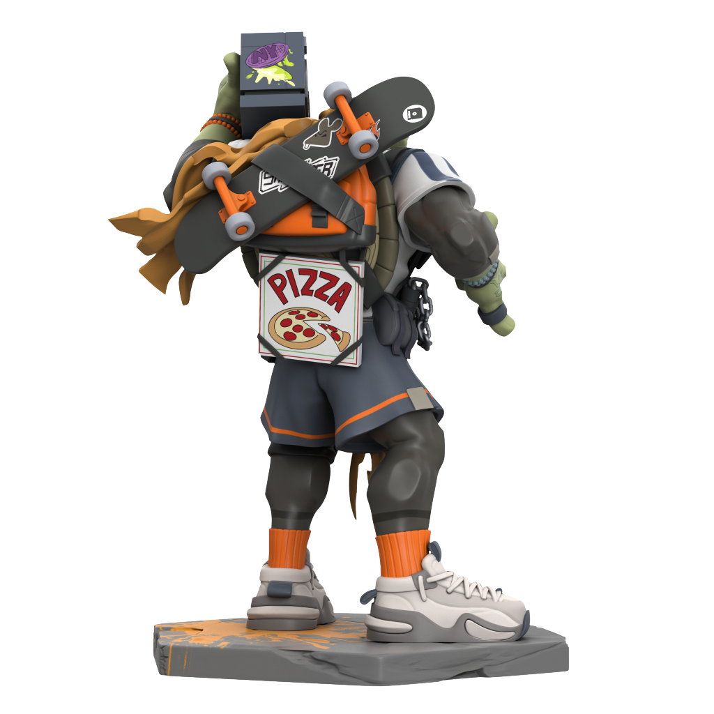 PRE-ORDER Mighty Jaxx - Teenage Mutant Ninja Turtles x ClogTwo - Urban Combat: Michelangelo