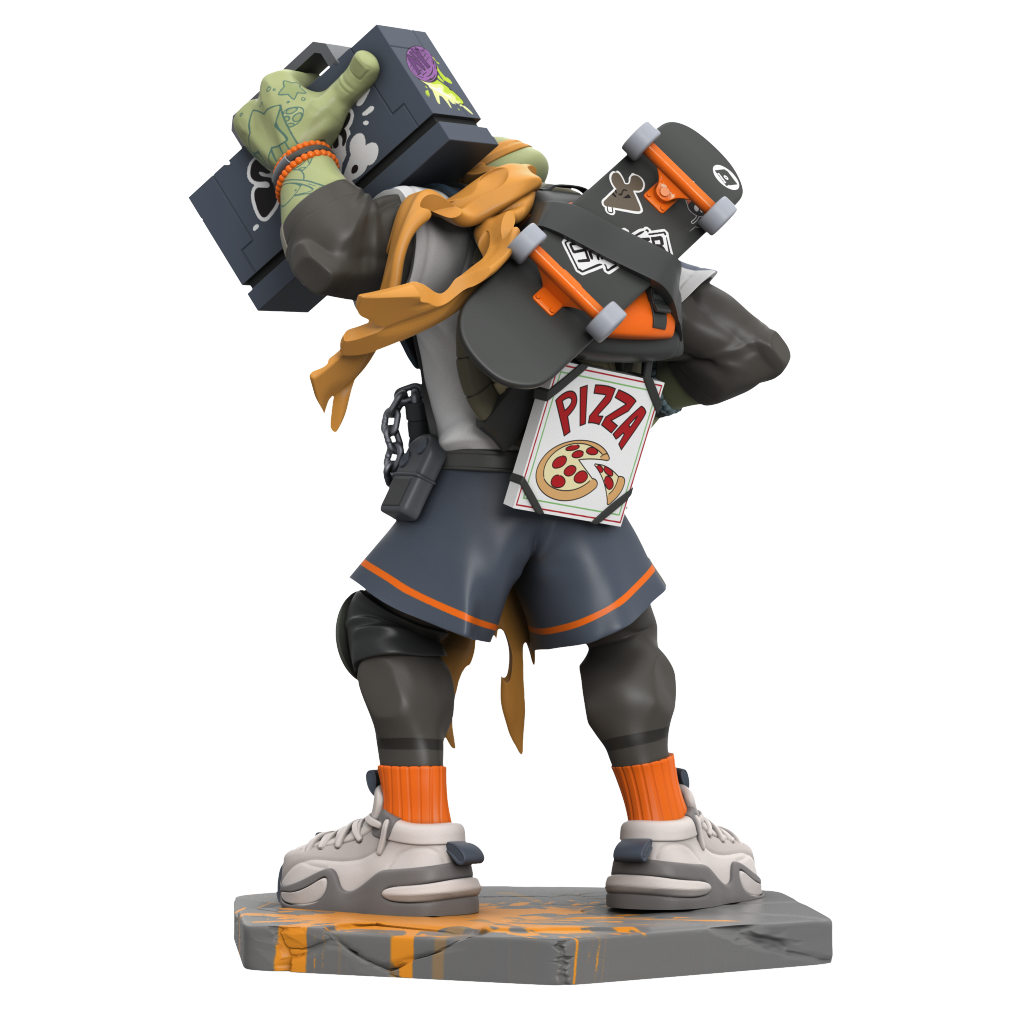 PRE-ORDER Mighty Jaxx - Teenage Mutant Ninja Turtles x ClogTwo - Urban Combat: Michelangelo