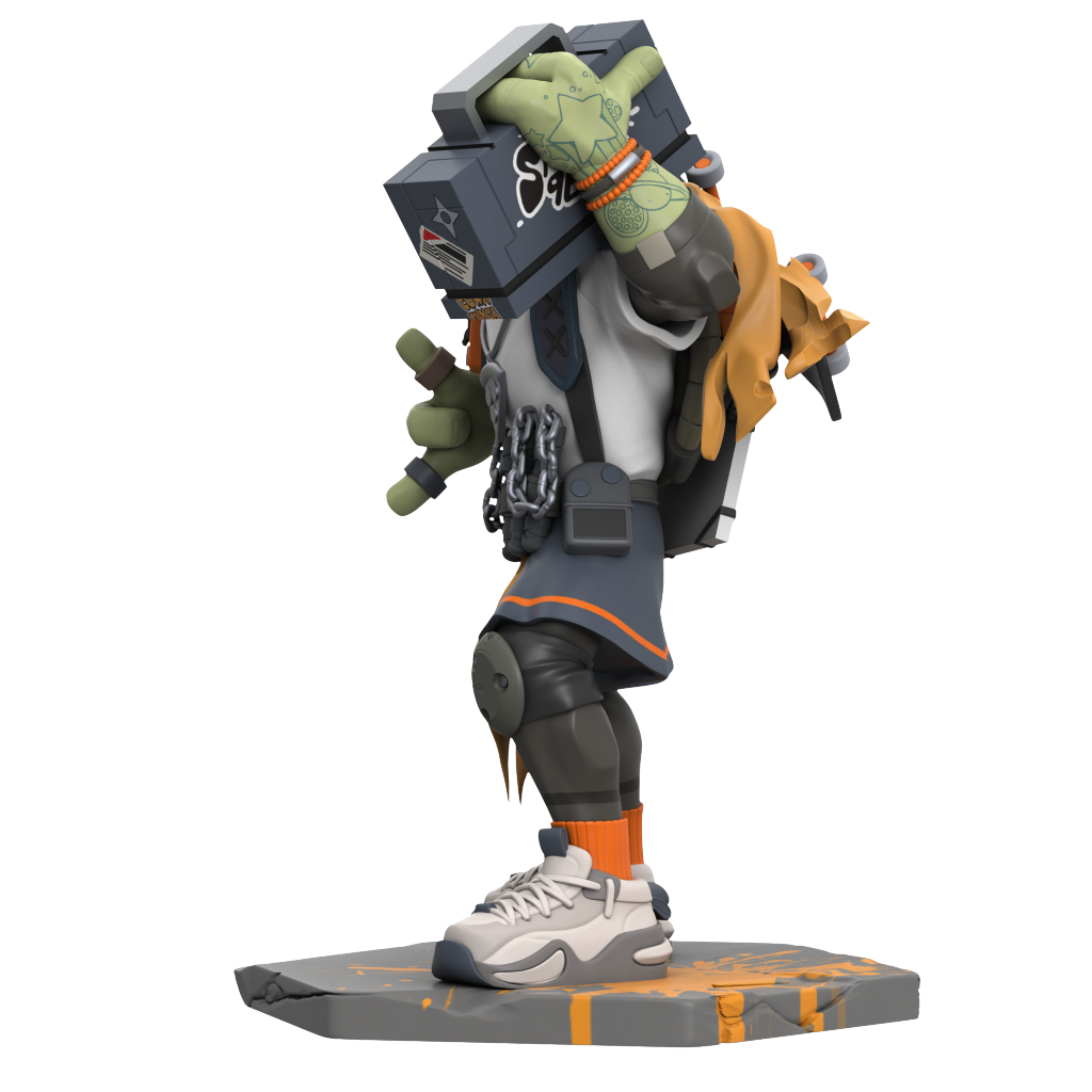 PRE-ORDER Mighty Jaxx - Teenage Mutant Ninja Turtles x ClogTwo - Urban Combat: Michelangelo