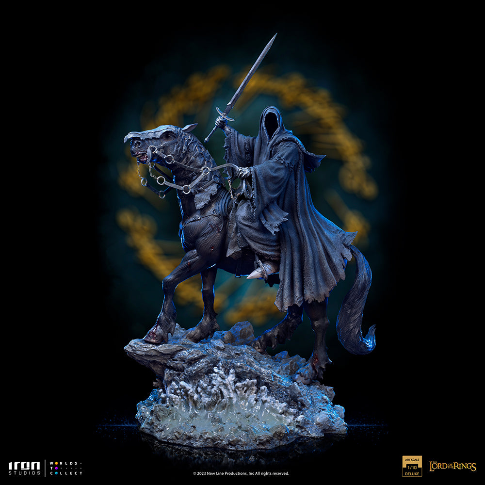 PRE-ORDER Lord of the Rings - Nazgul on Horse Deluxe Art Scale 1/10