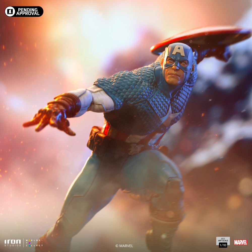 PRE-ORDER Iron Studios - BDS Art Scale - Marvel Comics - Captain America 1/10