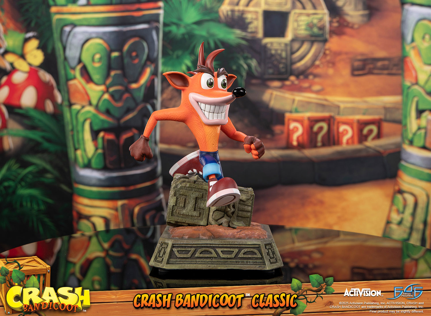 PRE-ORDER First 4 Figures - Crash Bandicoot - Crash Bandicoot: Classic