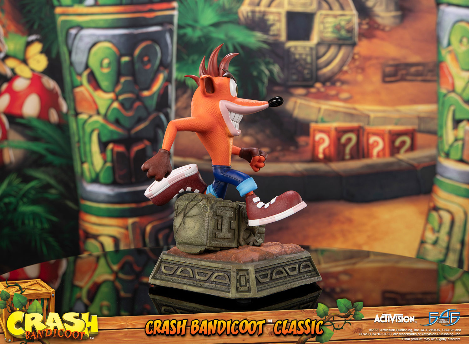 PRE-ORDER First 4 Figures - Crash Bandicoot - Crash Bandicoot: Classic