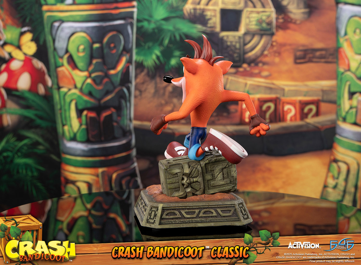 PRE-ORDER First 4 Figures - Crash Bandicoot - Crash Bandicoot: Classic