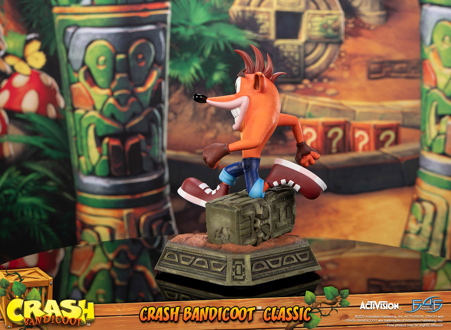 PRE-ORDER First 4 Figures - Crash Bandicoot - Crash Bandicoot: Classic