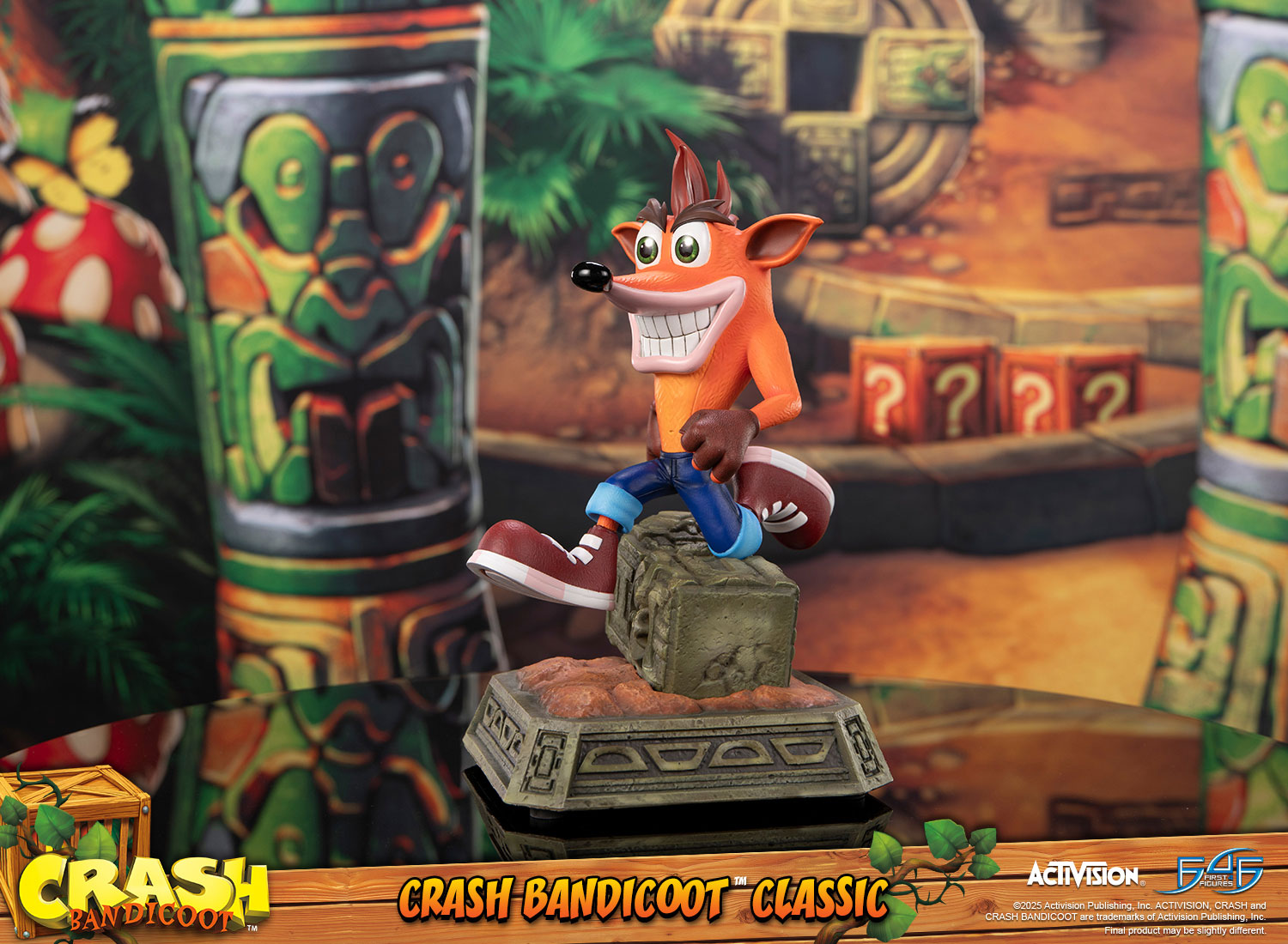 PRE-ORDER First 4 Figures - Crash Bandicoot - Crash Bandicoot: Classic