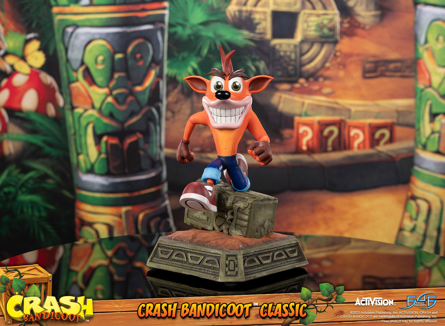 PRE-ORDER First 4 Figures - Crash Bandicoot - Crash Bandicoot: Classic