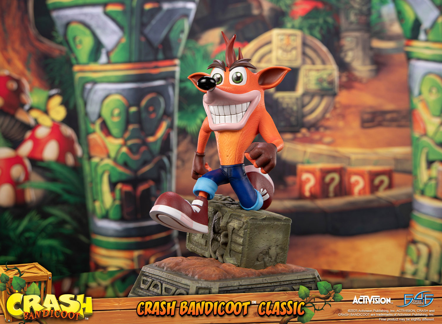 PRE-ORDER First 4 Figures - Crash Bandicoot - Crash Bandicoot: Classic