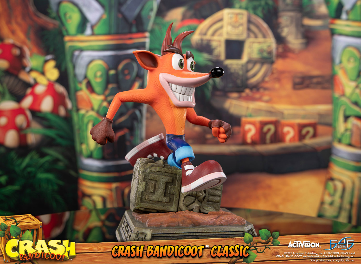 PRE-ORDER First 4 Figures - Crash Bandicoot - Crash Bandicoot: Classic