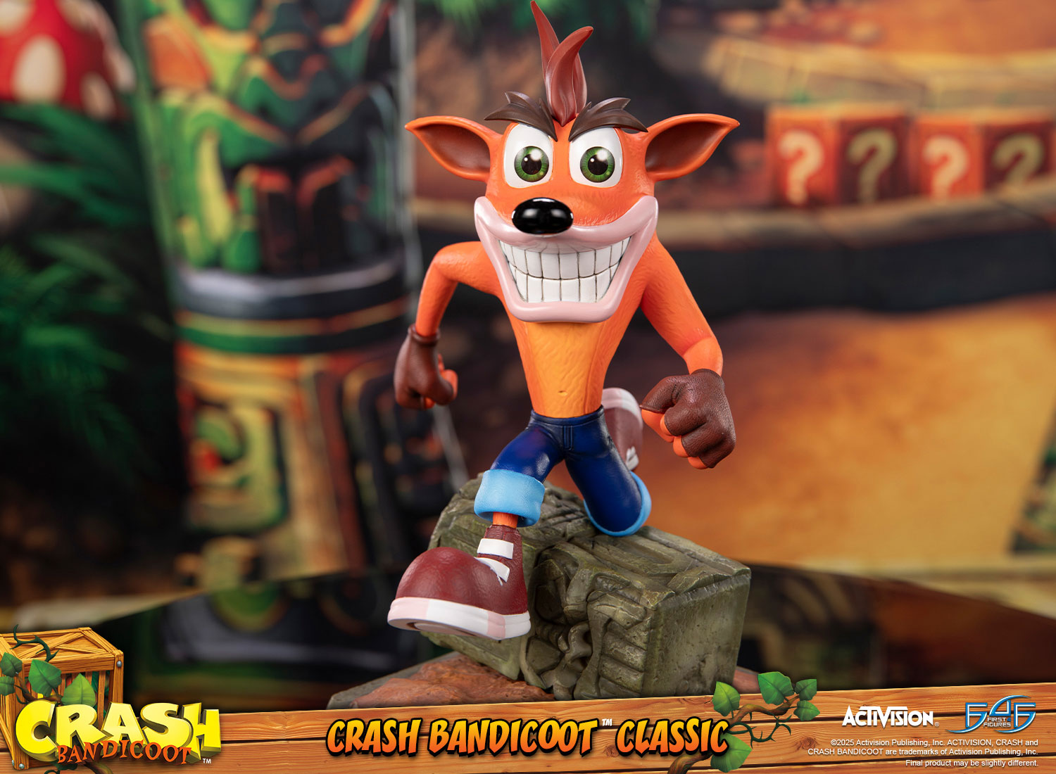 PRE-ORDER First 4 Figures - Crash Bandicoot - Crash Bandicoot: Classic