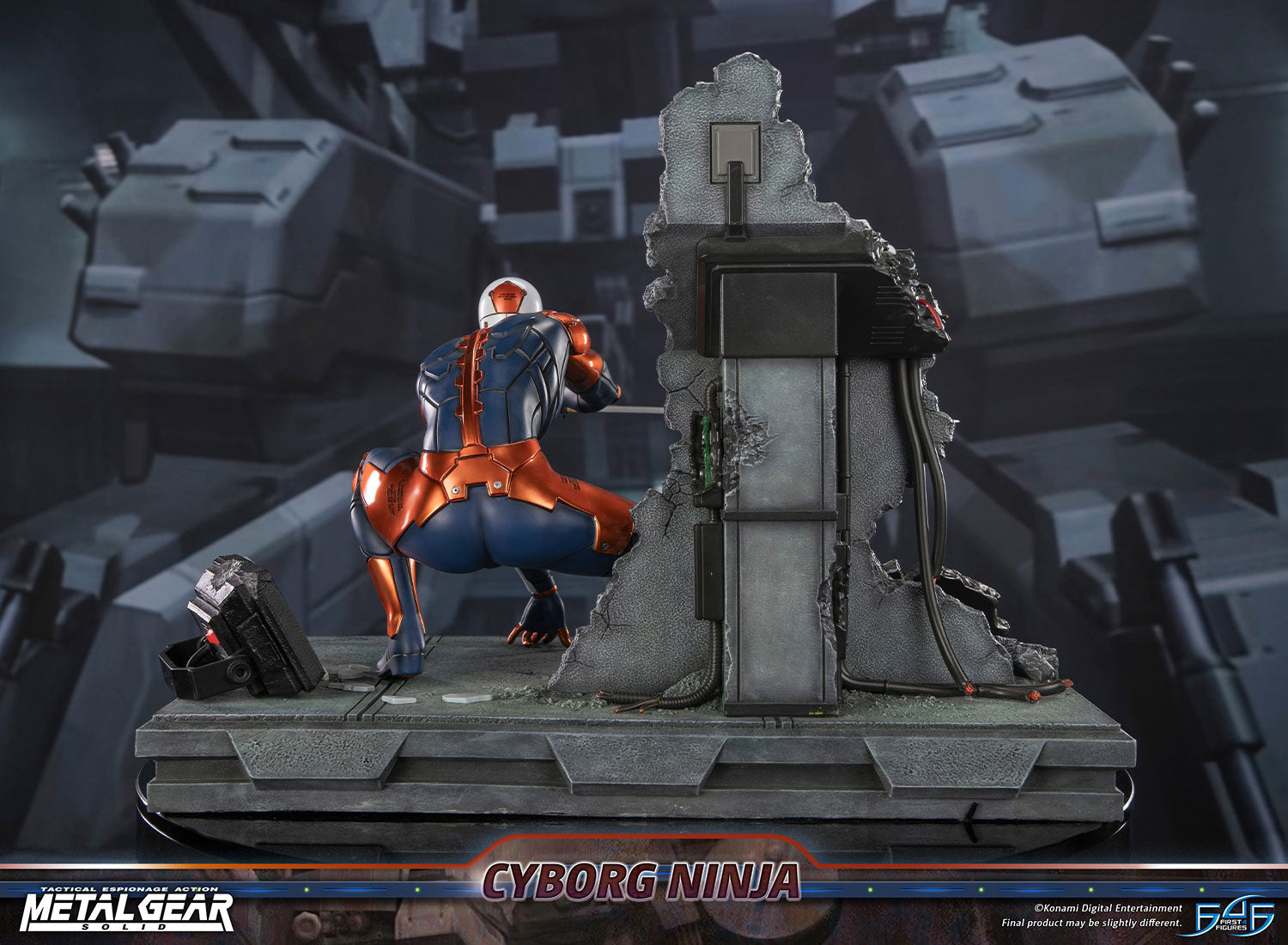 PRE-ORDER First 4 Figures - Metal Gear Solid - Cyborg Ninja (Gray Fox)