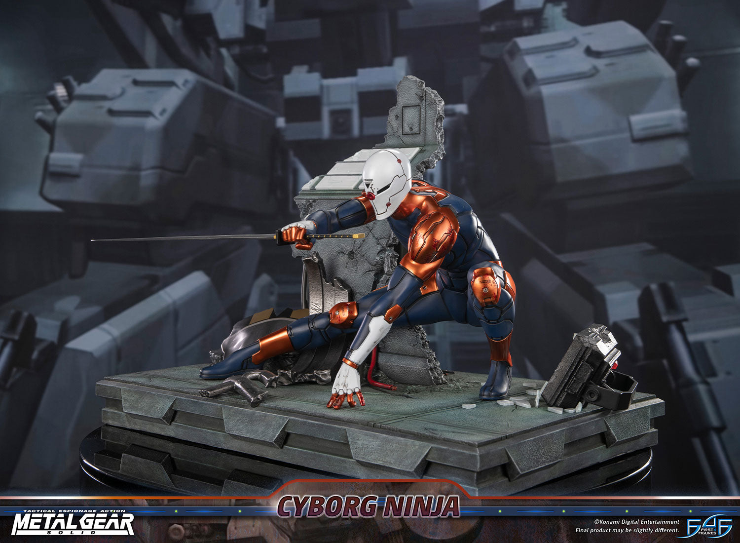 PRE-ORDER First 4 Figures - Metal Gear Solid - Cyborg Ninja (Gray Fox)