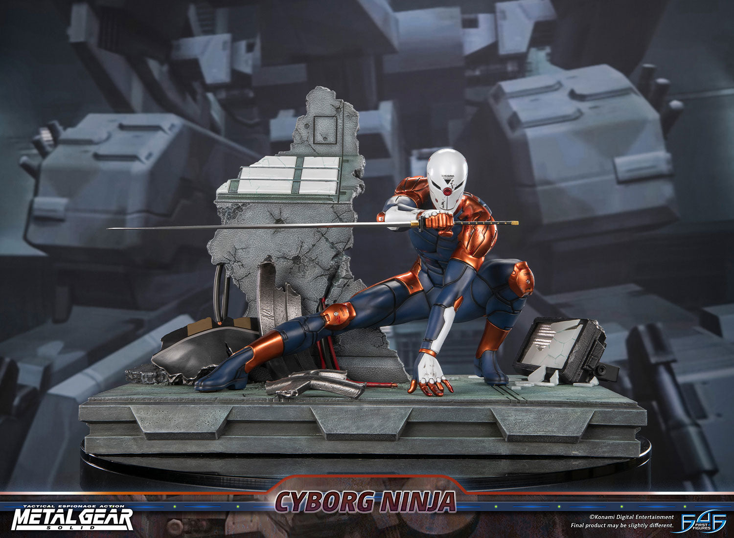 PRE-ORDER First 4 Figures - Metal Gear Solid - Cyborg Ninja (Gray Fox)