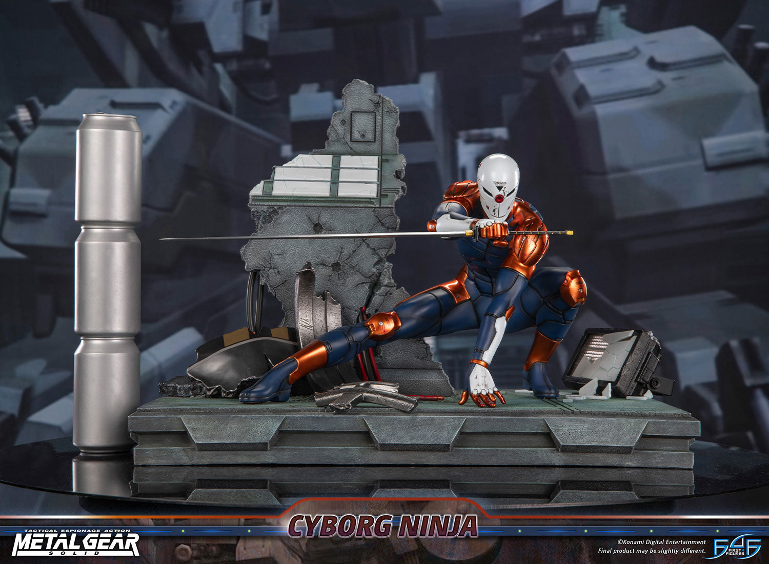 PRE-ORDER First 4 Figures - Metal Gear Solid - Cyborg Ninja (Gray Fox)
