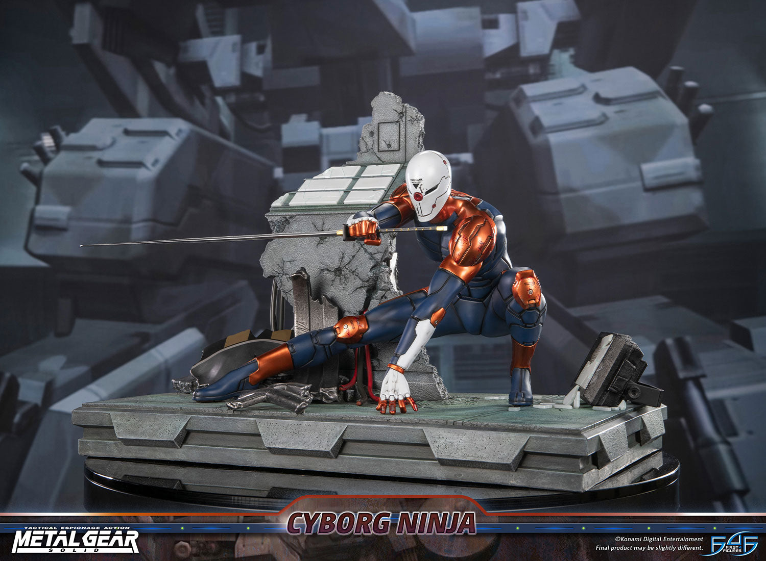 PRE-ORDER First 4 Figures - Metal Gear Solid - Cyborg Ninja (Gray Fox)