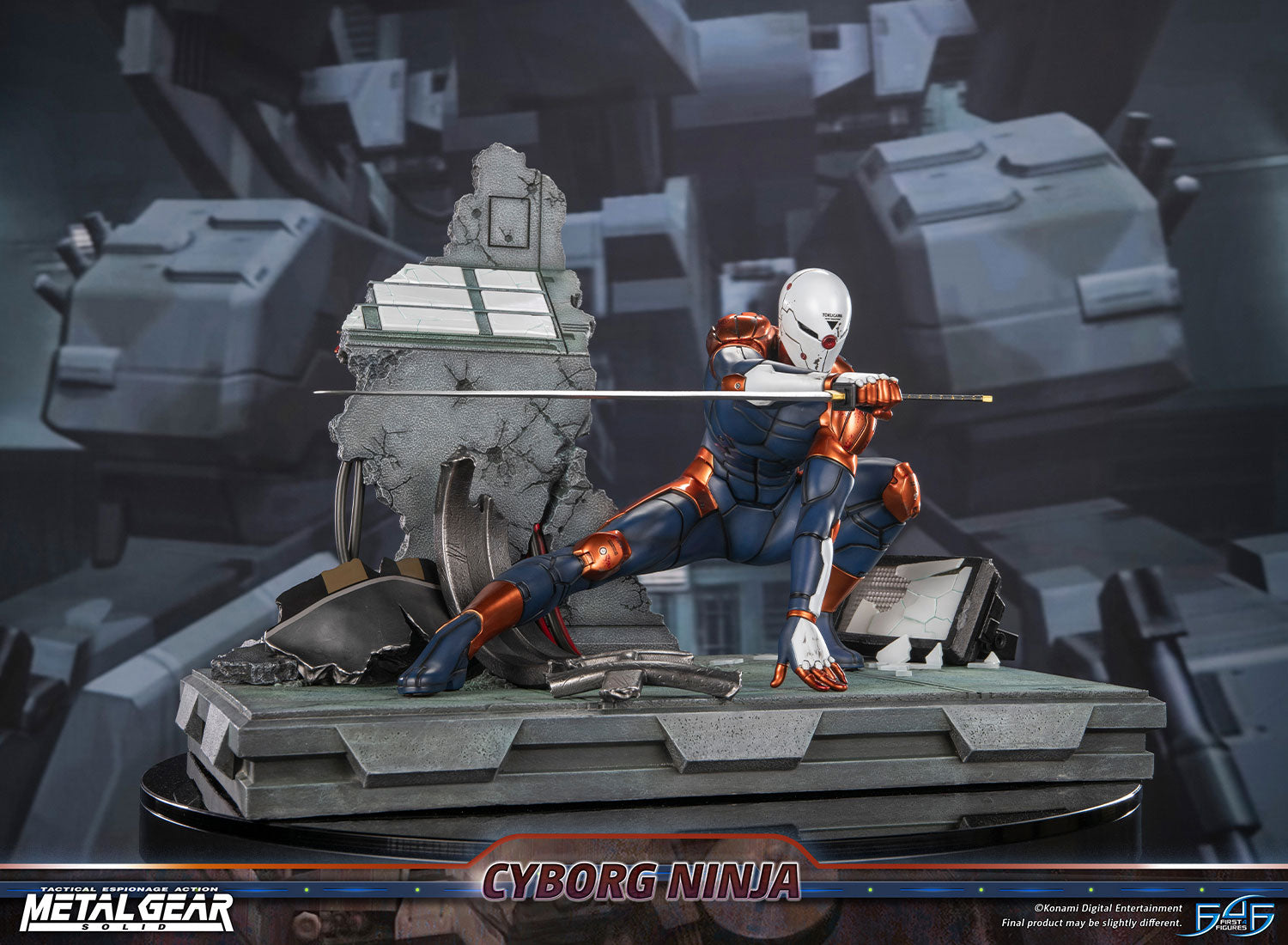 PRE-ORDER First 4 Figures - Metal Gear Solid - Cyborg Ninja (Gray Fox)