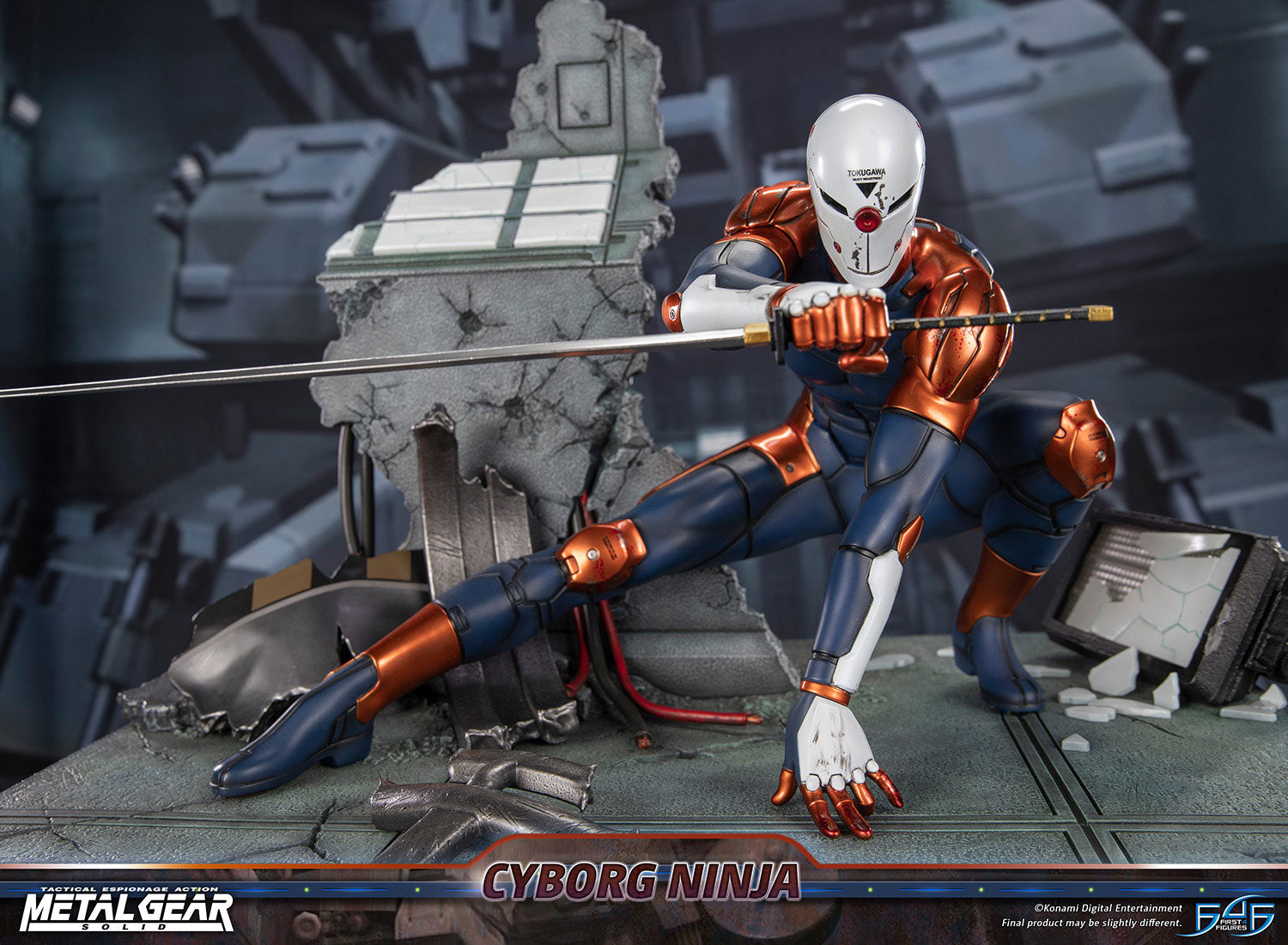 PRE-ORDER First 4 Figures - Metal Gear Solid - Cyborg Ninja (Gray Fox)