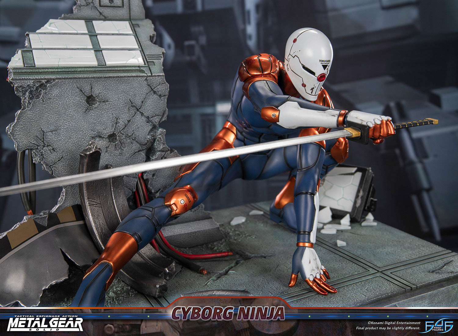 PRE-ORDER First 4 Figures - Metal Gear Solid - Cyborg Ninja (Gray Fox)