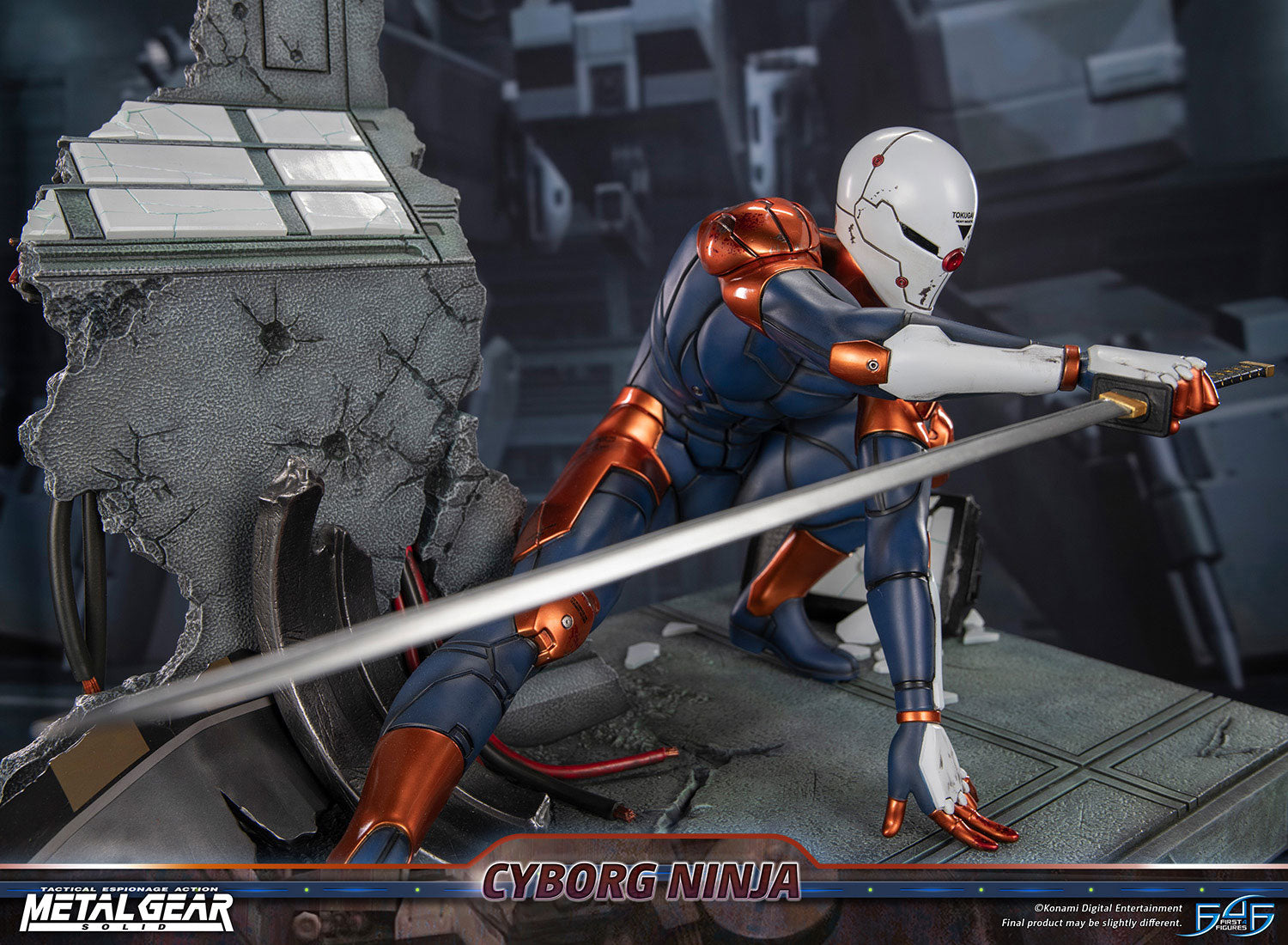 PRE-ORDER First 4 Figures - Metal Gear Solid - Cyborg Ninja (Gray Fox)