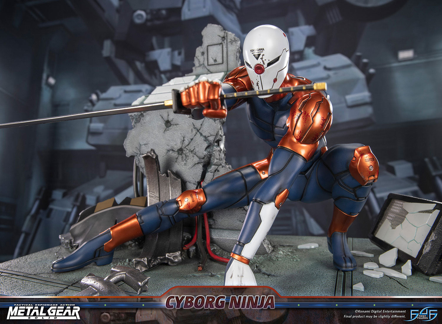 PRE-ORDER First 4 Figures - Metal Gear Solid - Cyborg Ninja (Gray Fox)