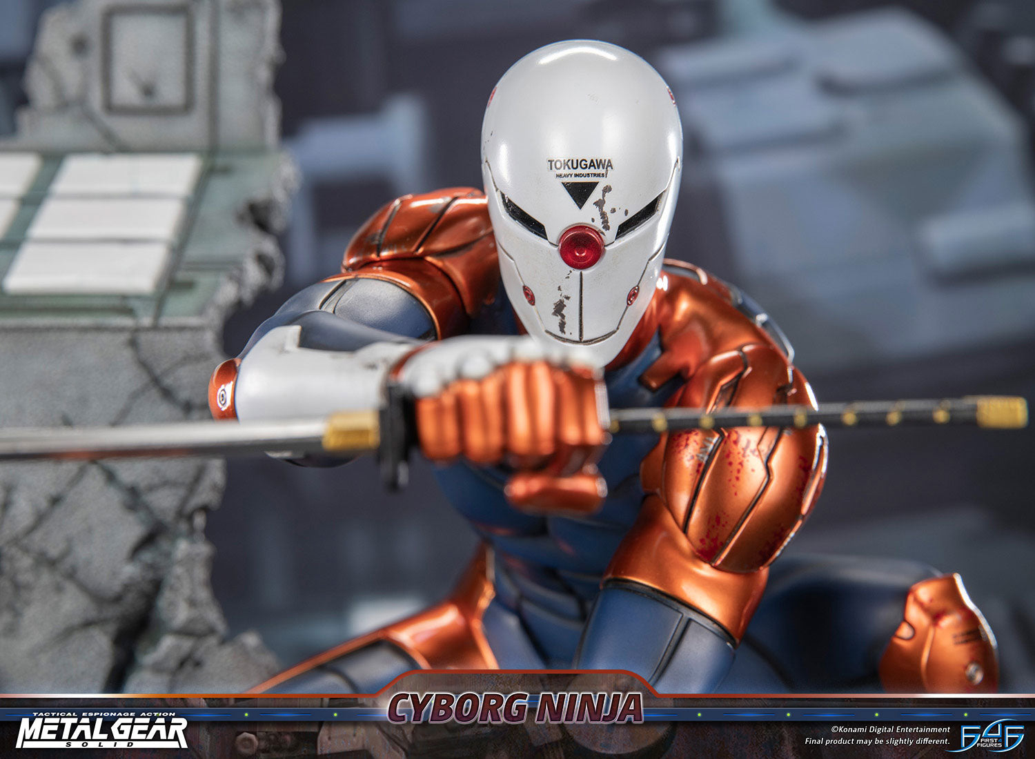 PRE-ORDER First 4 Figures - Metal Gear Solid - Cyborg Ninja (Gray Fox)