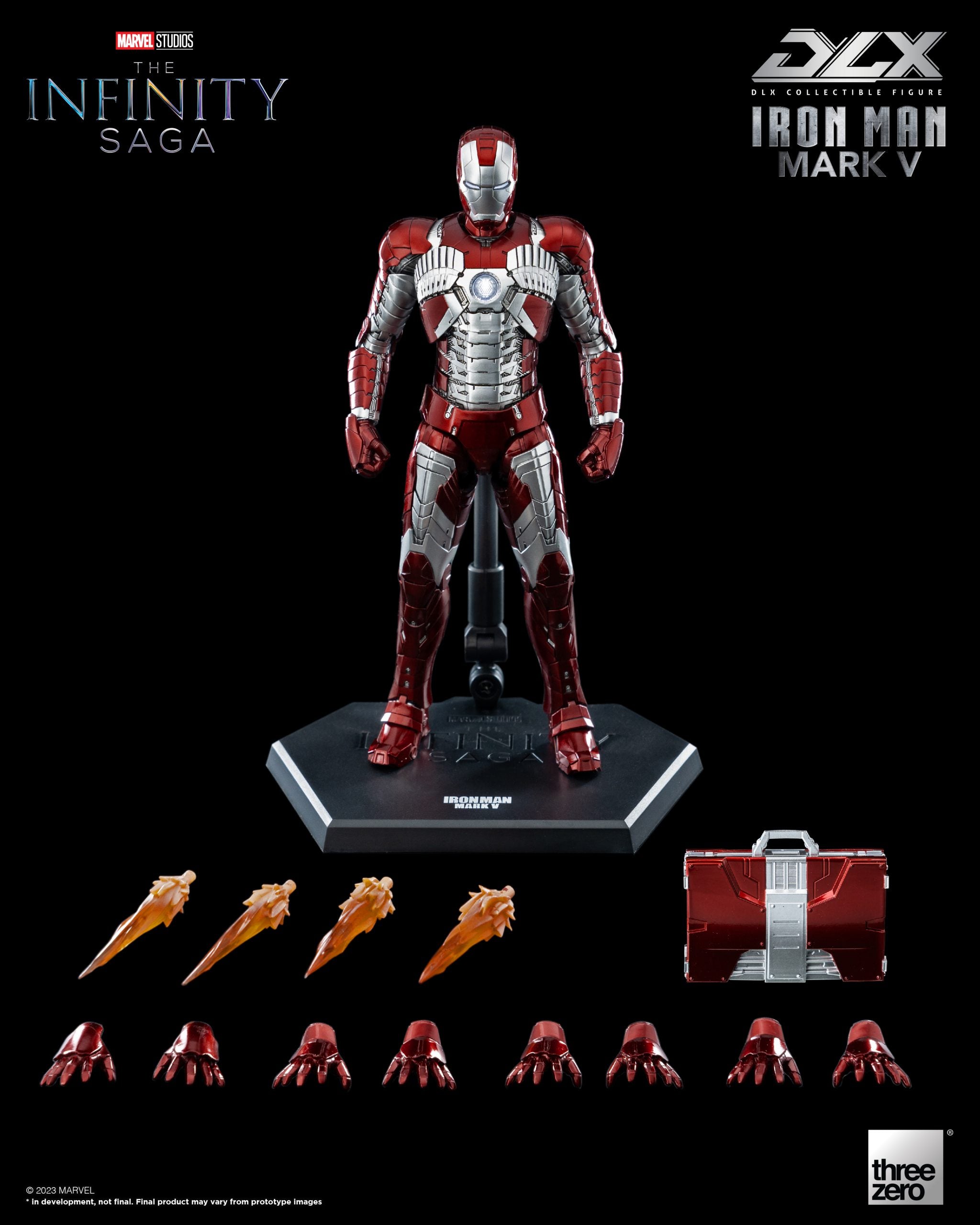 PRE-ORDER threezero - Marvel Studios: The Infinity Saga - DLX Iron Man Mark 5