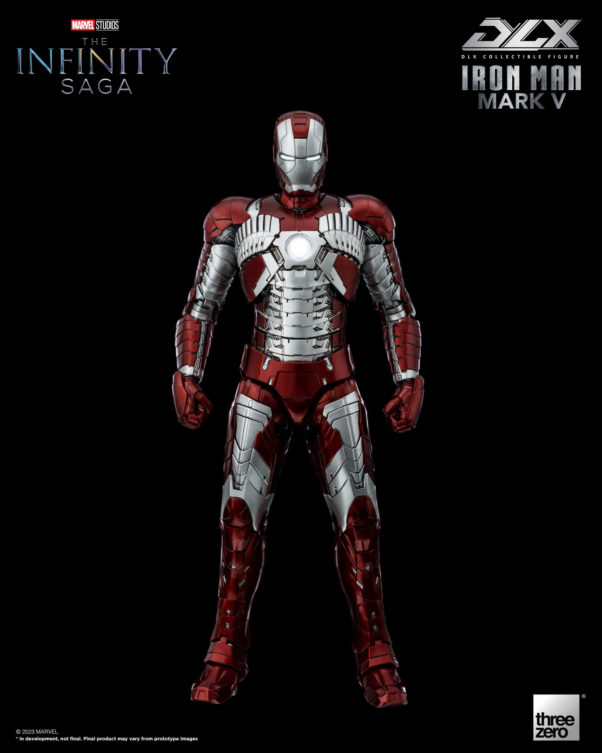 PRE-ORDER threezero - Marvel Studios: The Infinity Saga - DLX Iron Man Mark 5