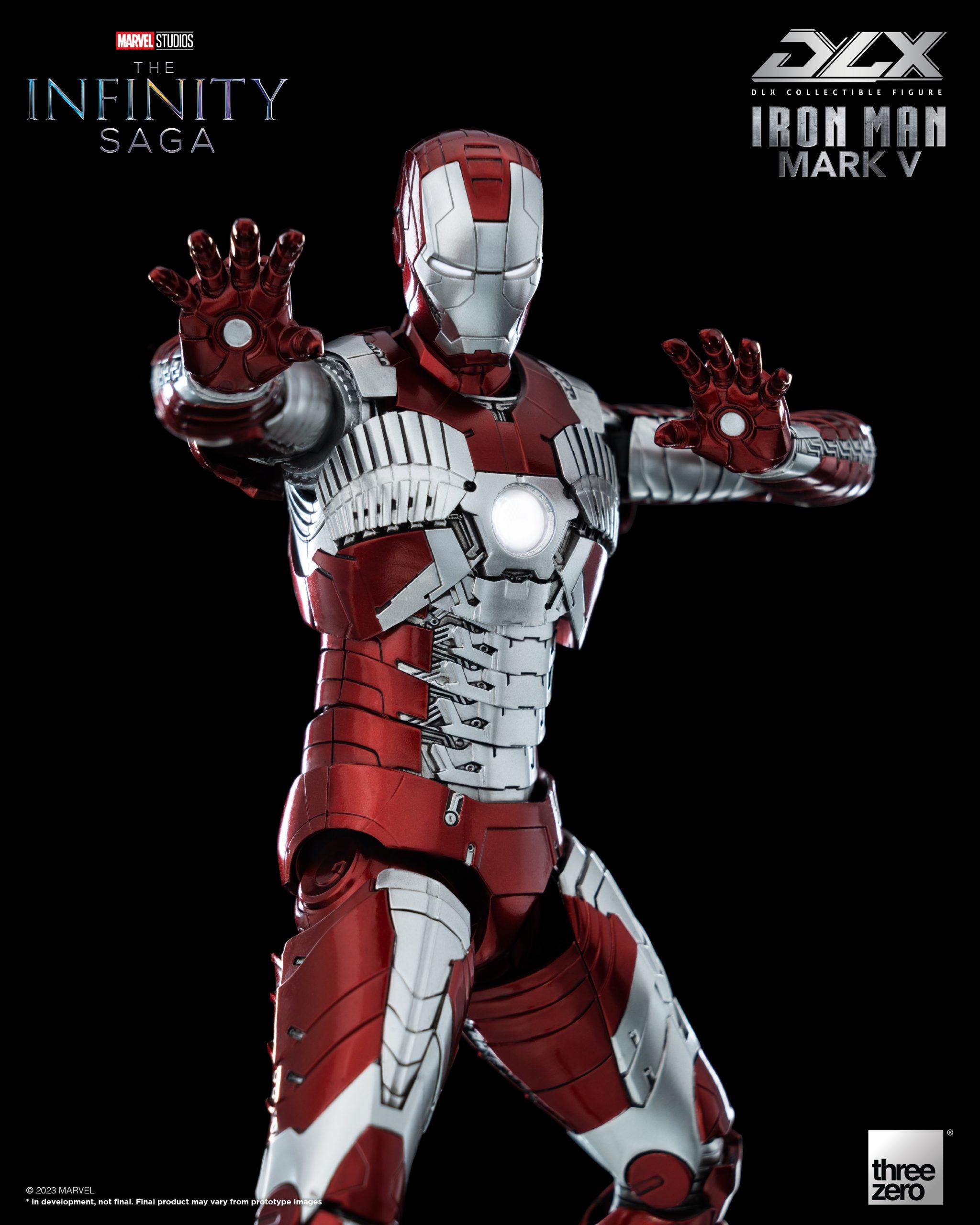 PRE-ORDER threezero - Marvel Studios: The Infinity Saga - DLX Iron Man Mark 5