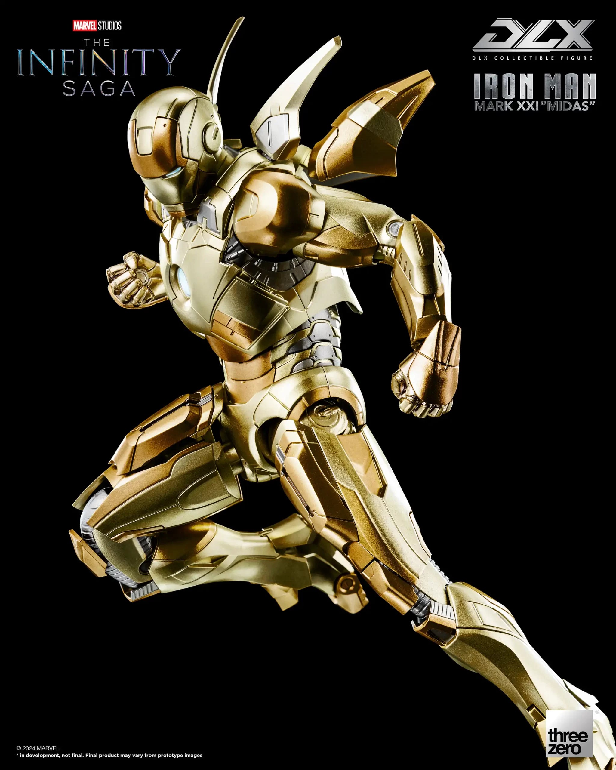 PRE-ORDER threezero - Marvel Studios: The Infinity Saga - DLX Iron Man Mark 21 Midas