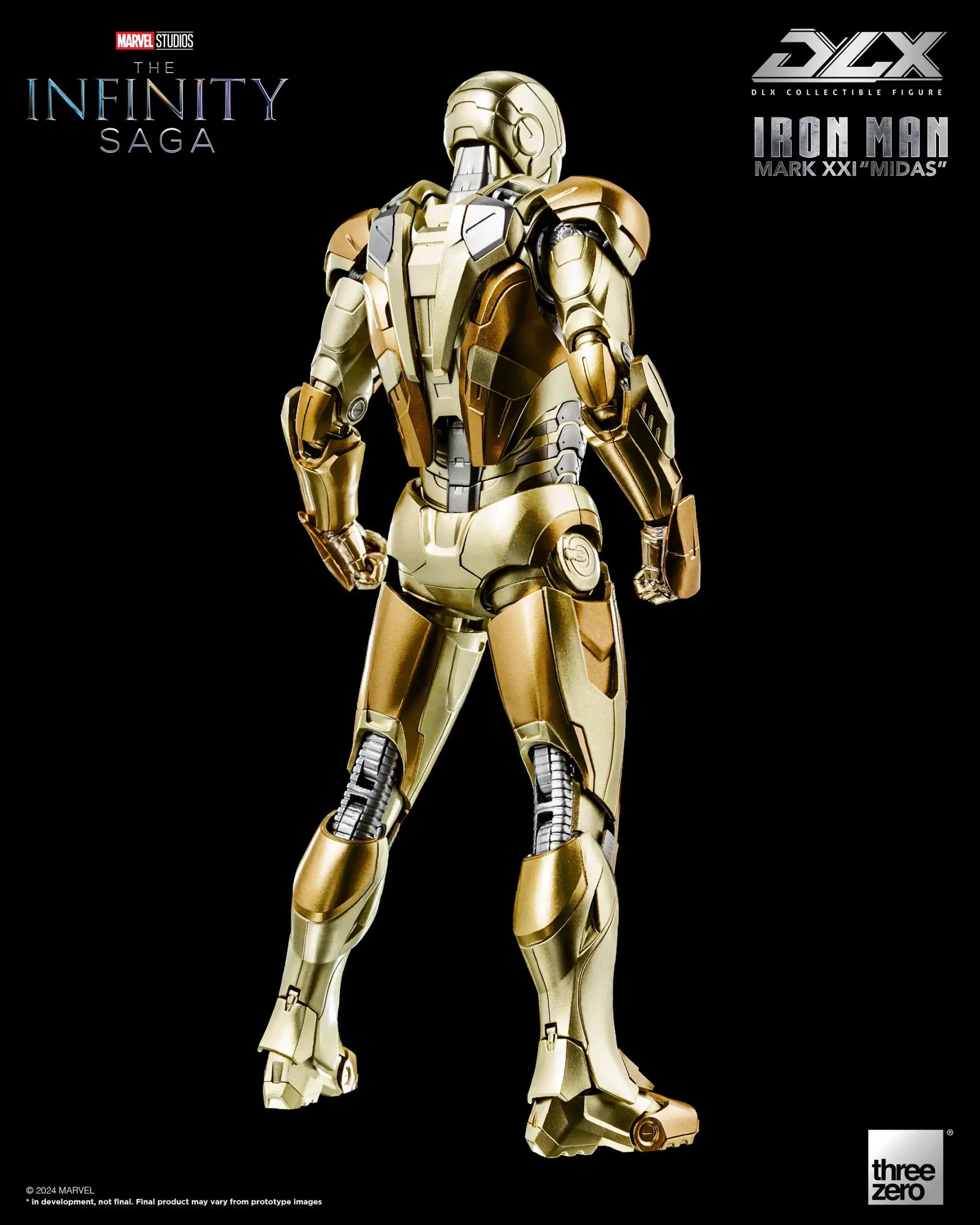 PRE-ORDER threezero - Marvel Studios: The Infinity Saga - DLX Iron Man Mark 21 Midas